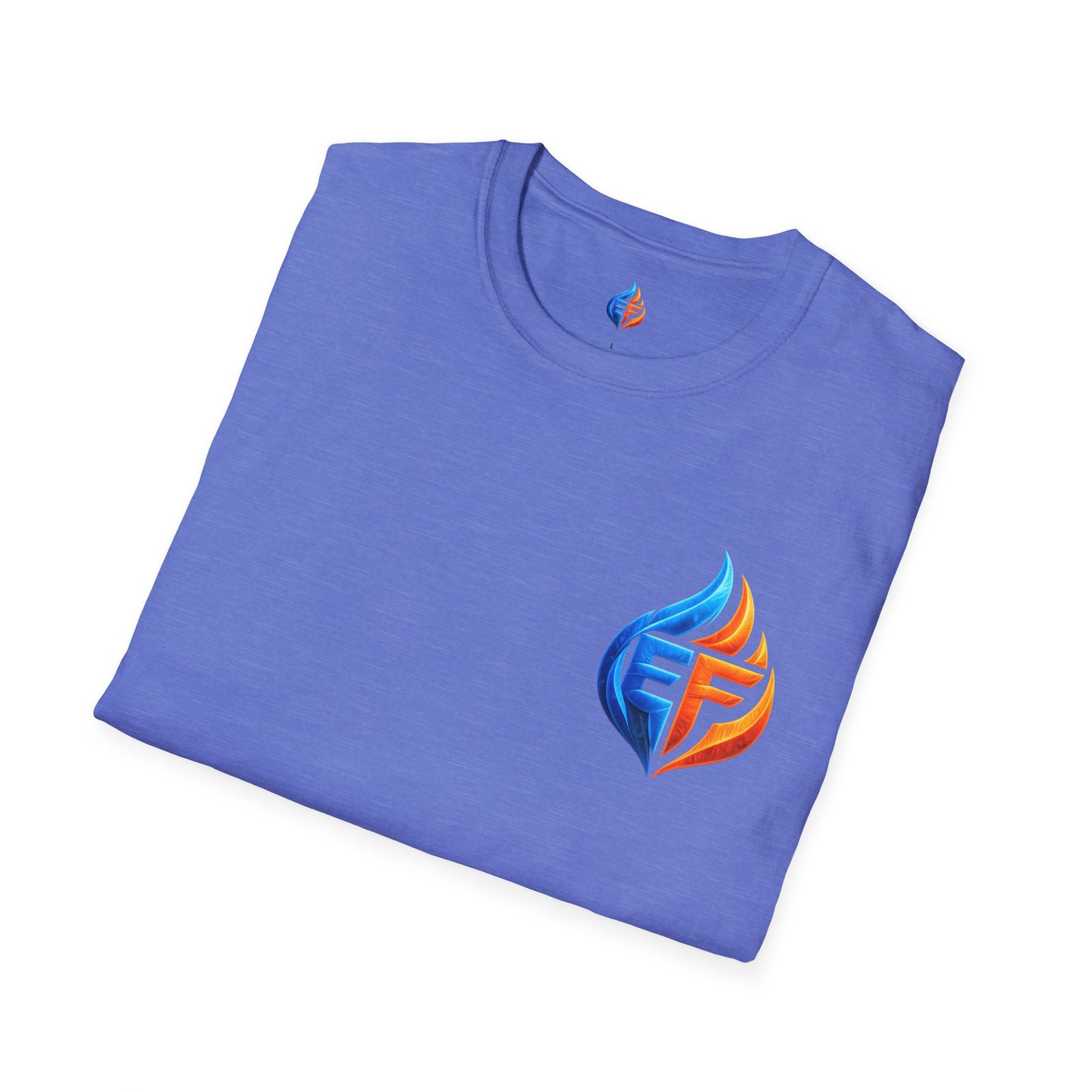 echo flame split fire & ice graphic t shirt echo flame split fire & ice graphic t shirt