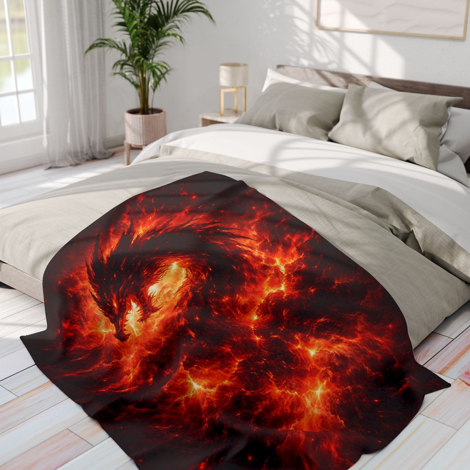 echoflame fiery dragon fleece blanket echoflame fiery dragon fleece blanket