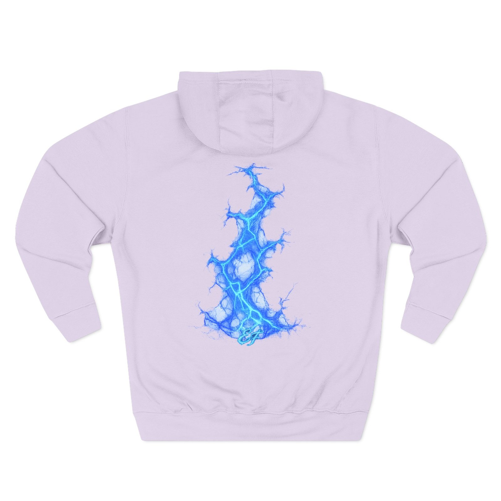 echoflame blue flame tree hoodie — ethereal lightning graphic fleece pullover echoflame blue flame tree hoodie — ethereal lightning graphic fleece pullover