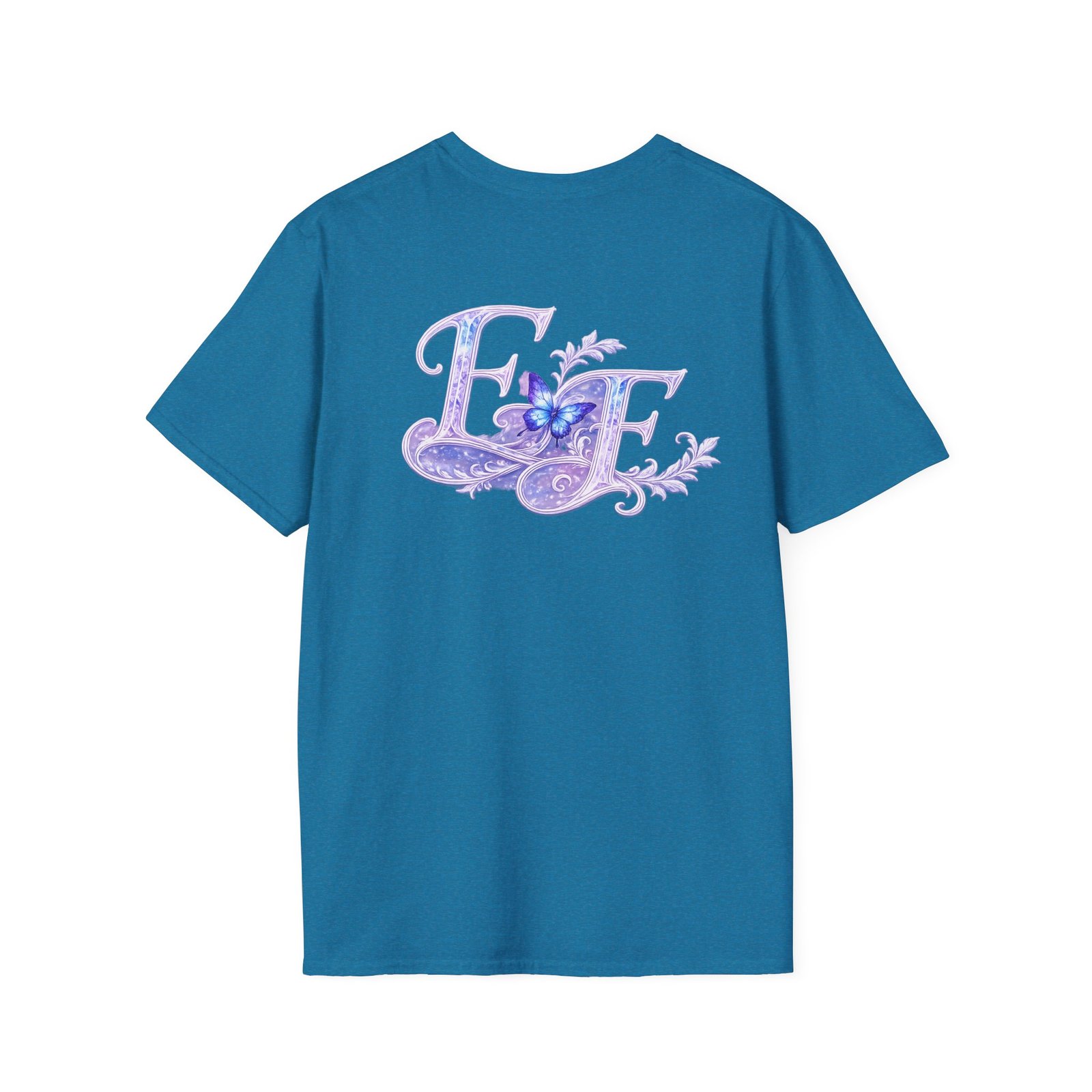 echoflame butterfly floral tee – lavender 'e&e' graphic t shirt echoflame butterfly floral tee – lavender 'e&e' graphic t shirt