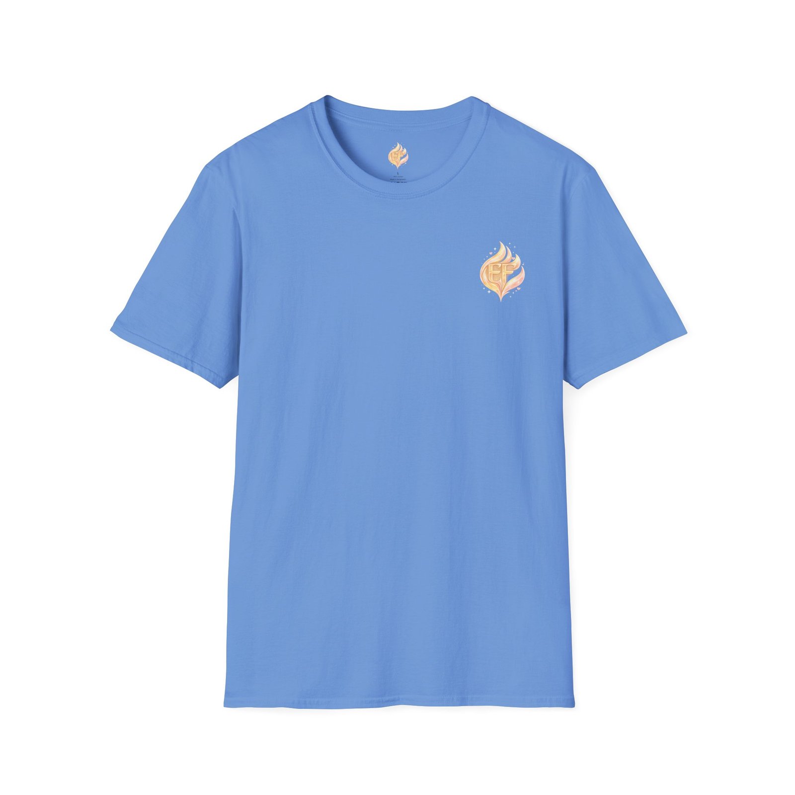 echoflame flame crest graphic t shirt — gold ember logo tee echoflame flame crest graphic t shirt — gold ember logo tee
