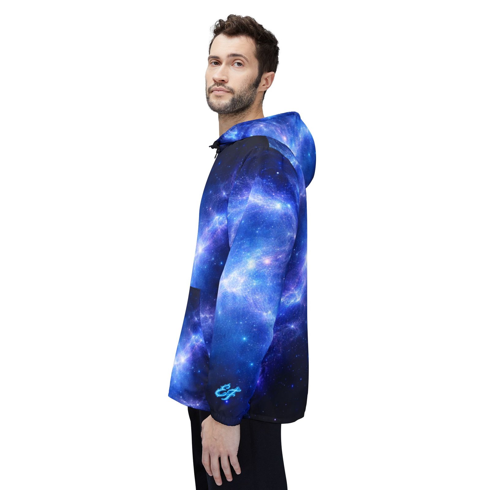 echoflame galaxy nebula windbreaker jacket — blue space aop hooded windbreaker echoflame galaxy nebula windbreaker jacket — blue space aop hooded windbreaker