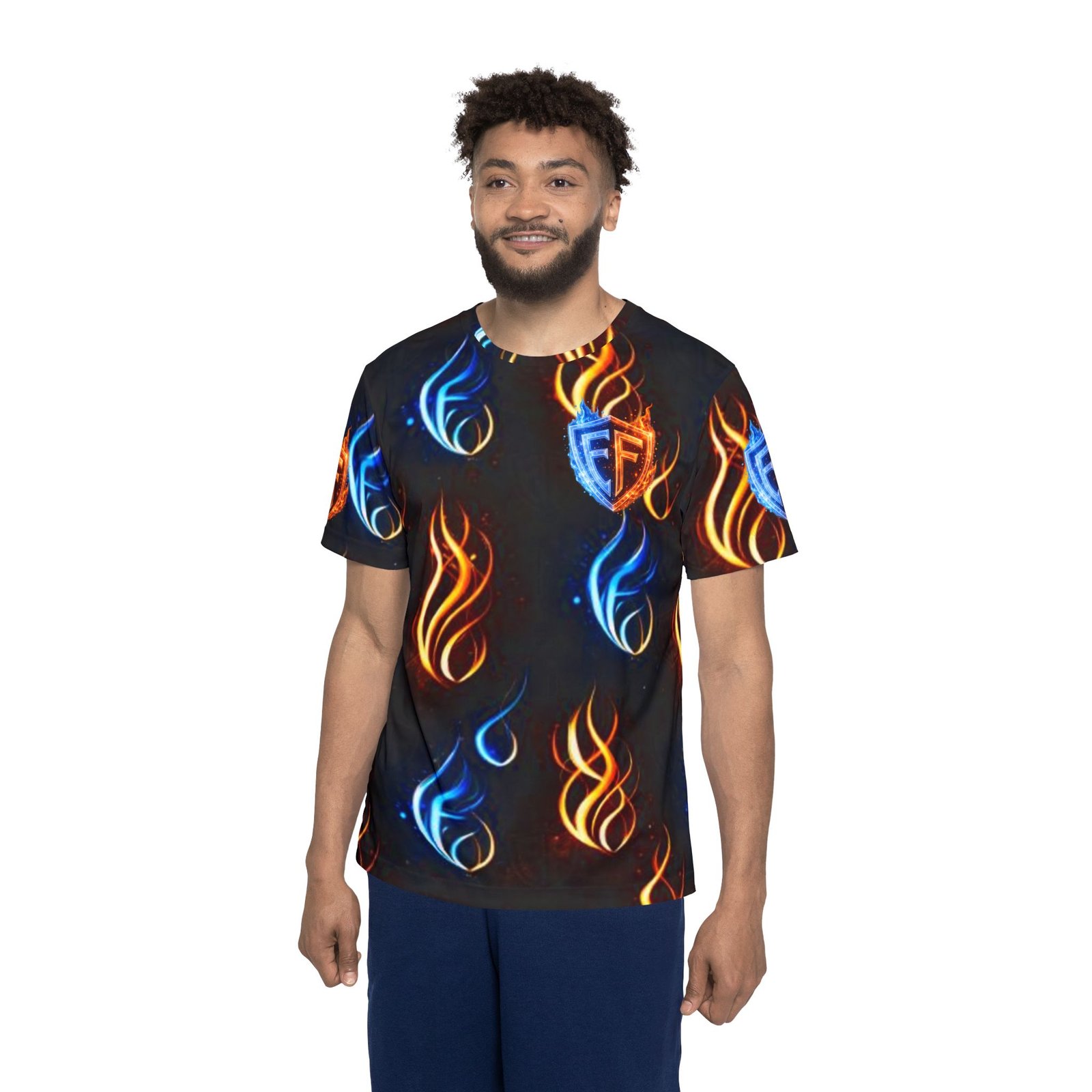 echoflame fire & ice flame sports jersey echoflame fire & ice flame sports jersey