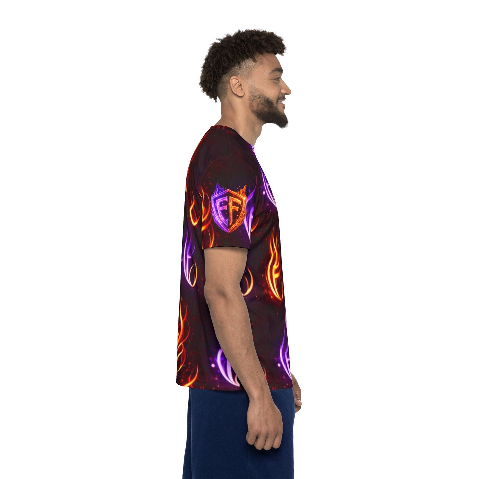 echoflame crest jersey — men’s all over print athletic tee echoflame crest jersey — men’s all over print athletic tee