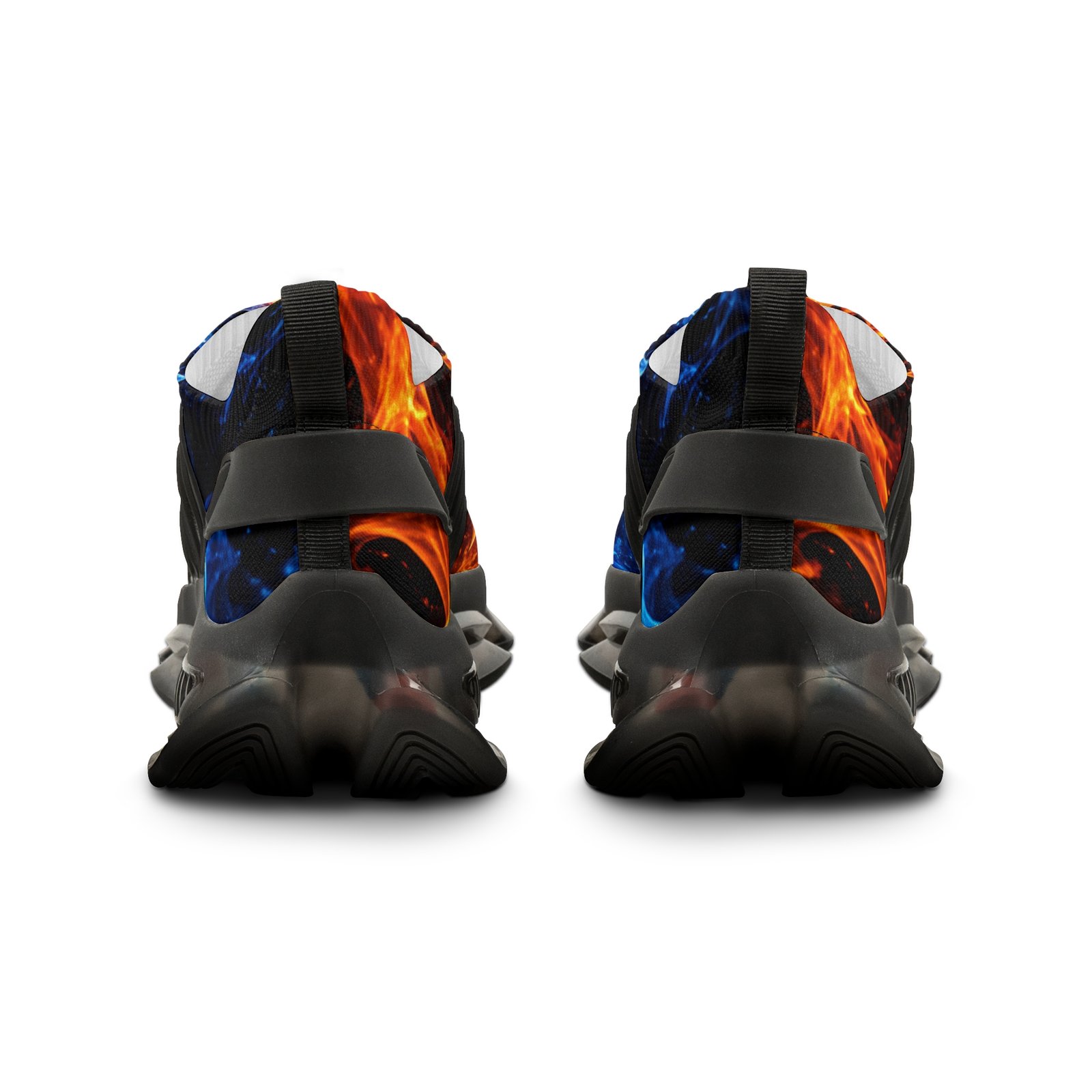 echoflame men's flame mesh sneakers — breathable athletic shoes with fire & ice design echoflame men's flame mesh sneakers — breathable athletic shoes with fire & ice design