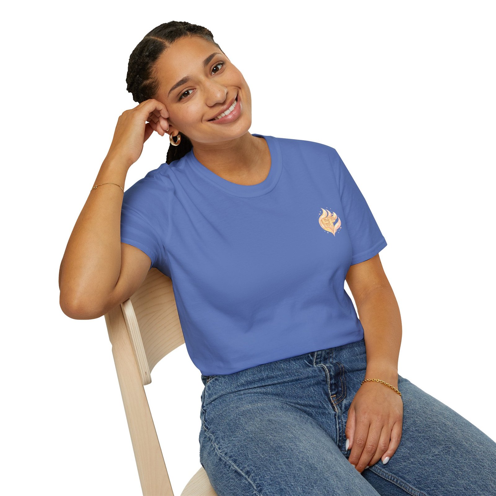 echoflame flame crest graphic t shirt — gold ember logo tee echoflame flame crest graphic t shirt — gold ember logo tee