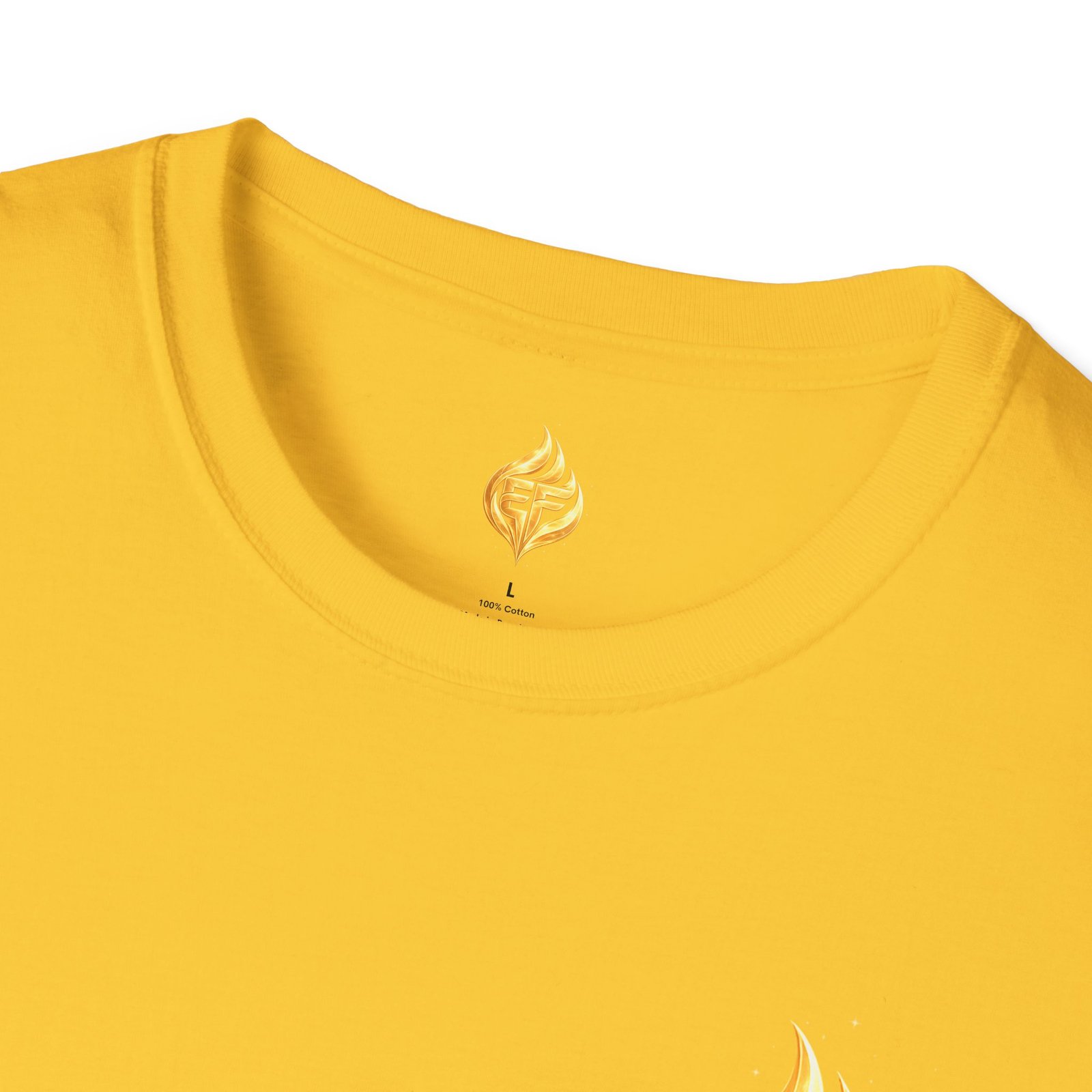 echoflame golden flame ef logo t shirt echoflame golden flame ef logo t shirt