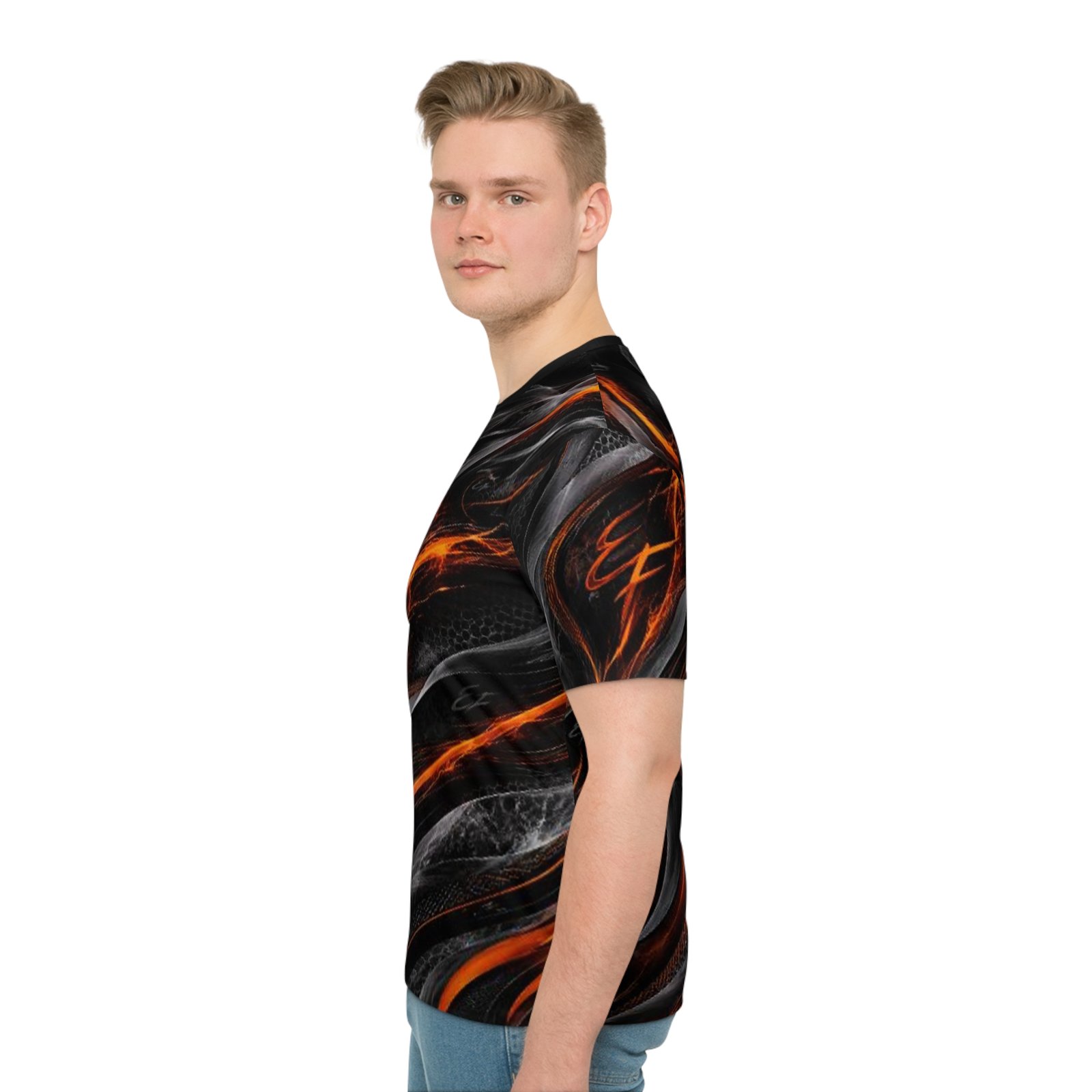 echoflame fiery lava swirl t shirt echoflame fiery lava swirl t shirt