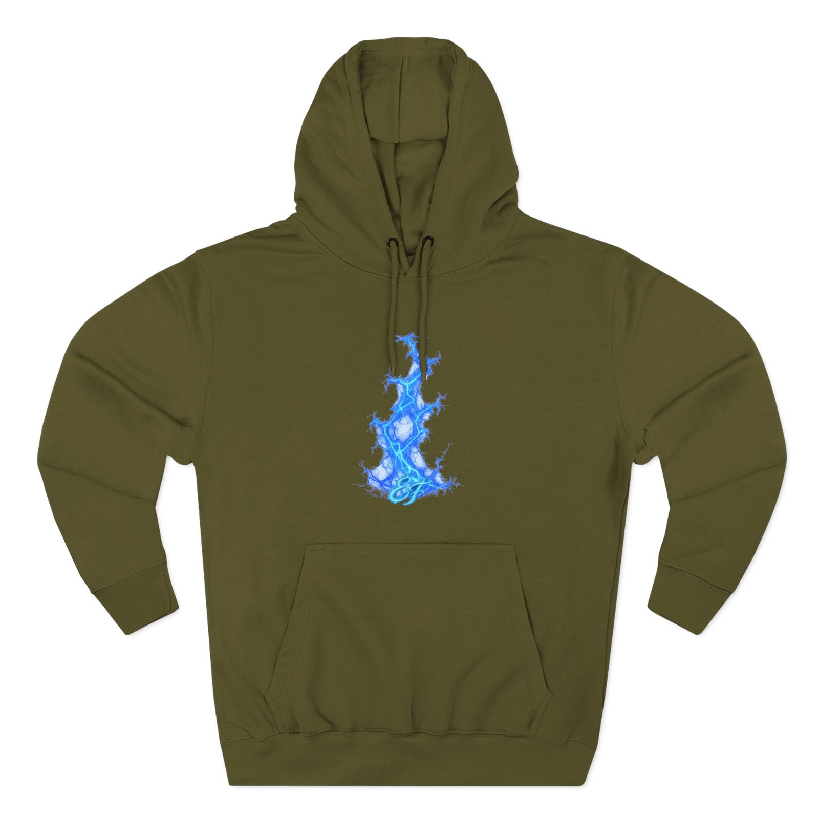 echoflame blue flame tree hoodie — ethereal lightning graphic fleece pullover echoflame blue flame tree hoodie — ethereal lightning graphic fleece pullover