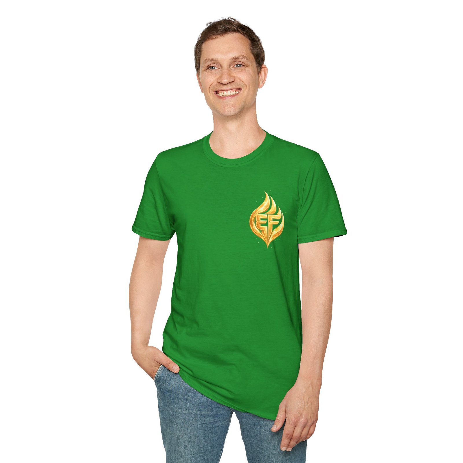 echoflame golden flame ef logo t shirt echoflame golden flame ef logo t shirt