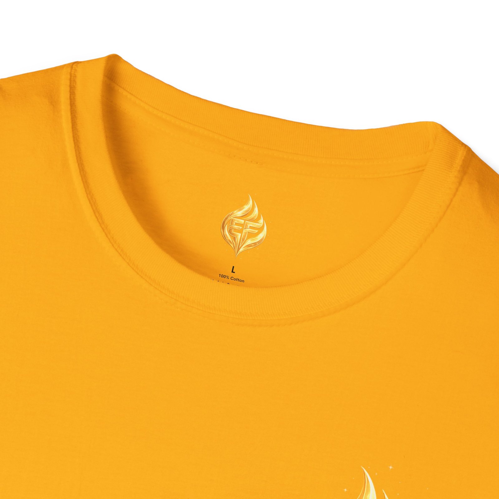 echoflame golden flame ef logo t shirt echoflame golden flame ef logo t shirt