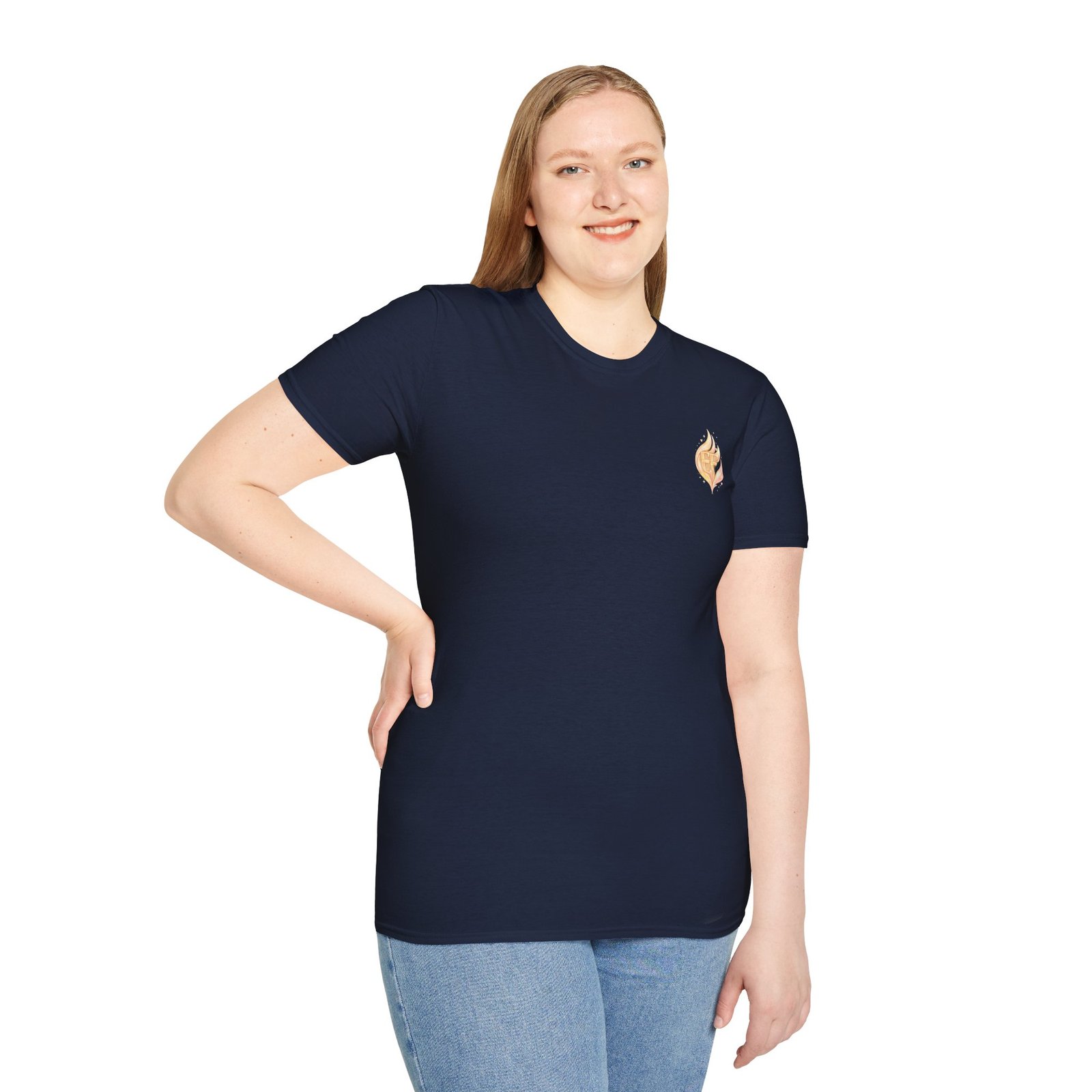 echoflame flame crest graphic t shirt — gold ember logo tee echoflame flame crest graphic t shirt — gold ember logo tee