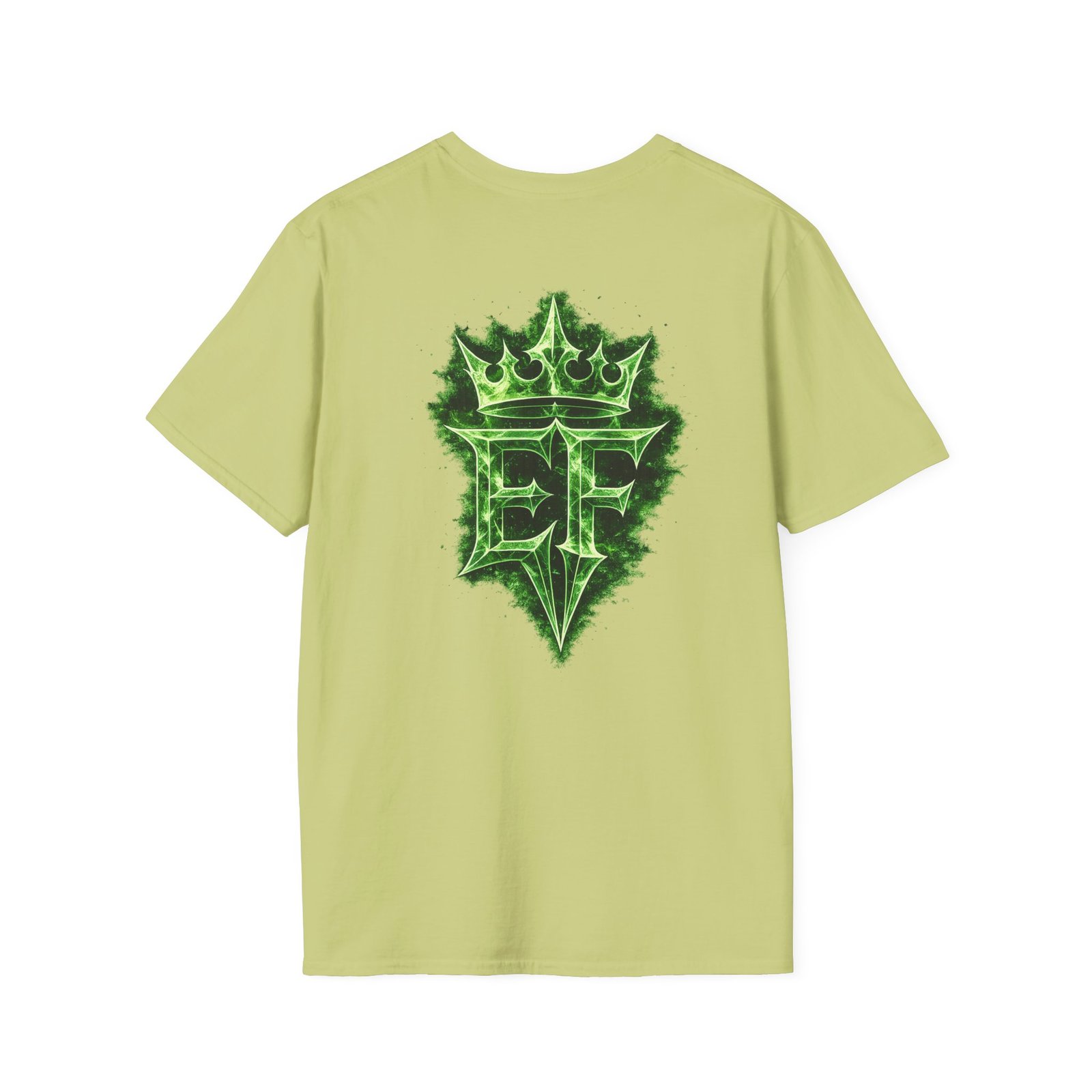 echoflame t shirt — emerald flame crown logo tee echoflame t shirt — emerald flame crown logo tee