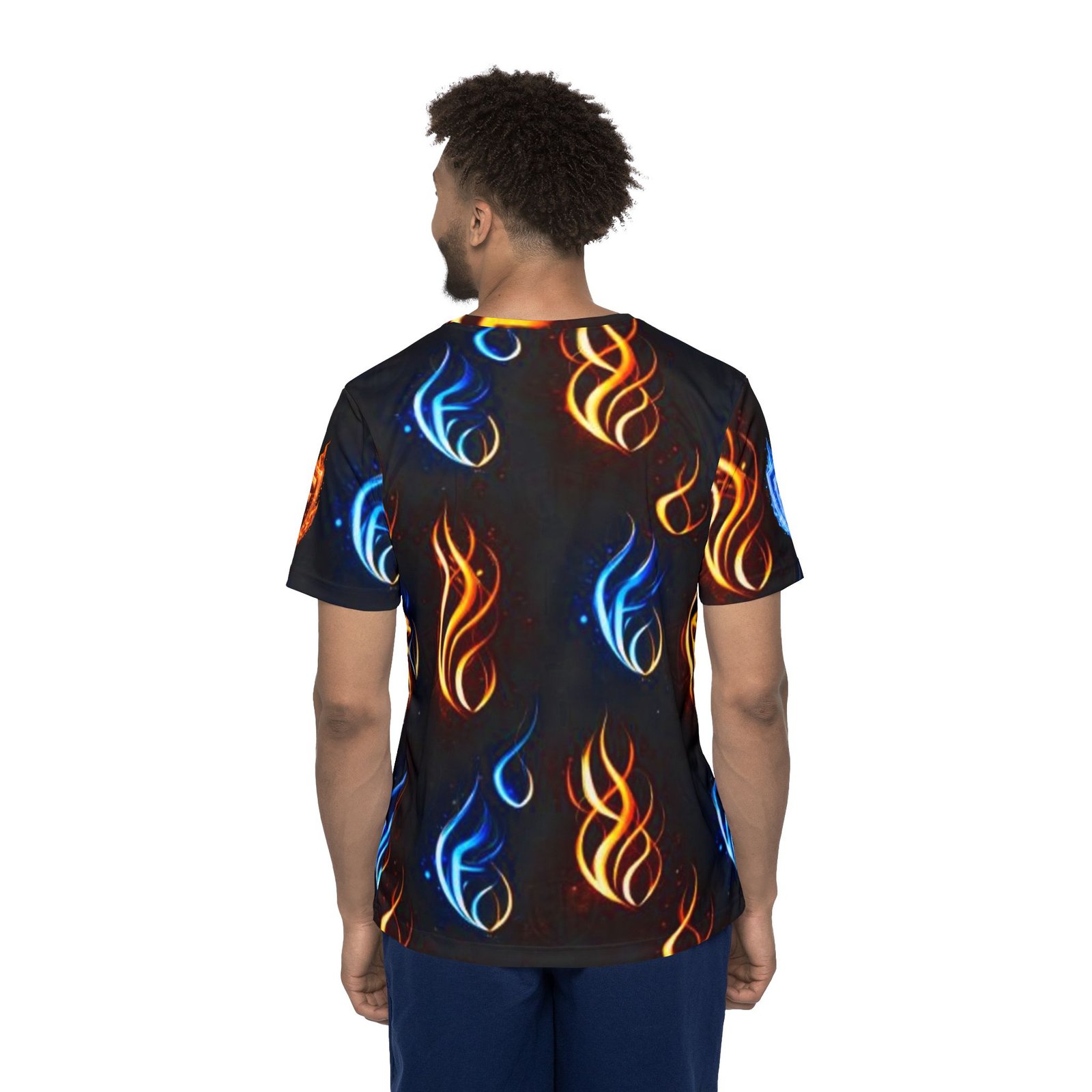 echoflame fire & ice flame sports jersey echoflame fire & ice flame sports jersey