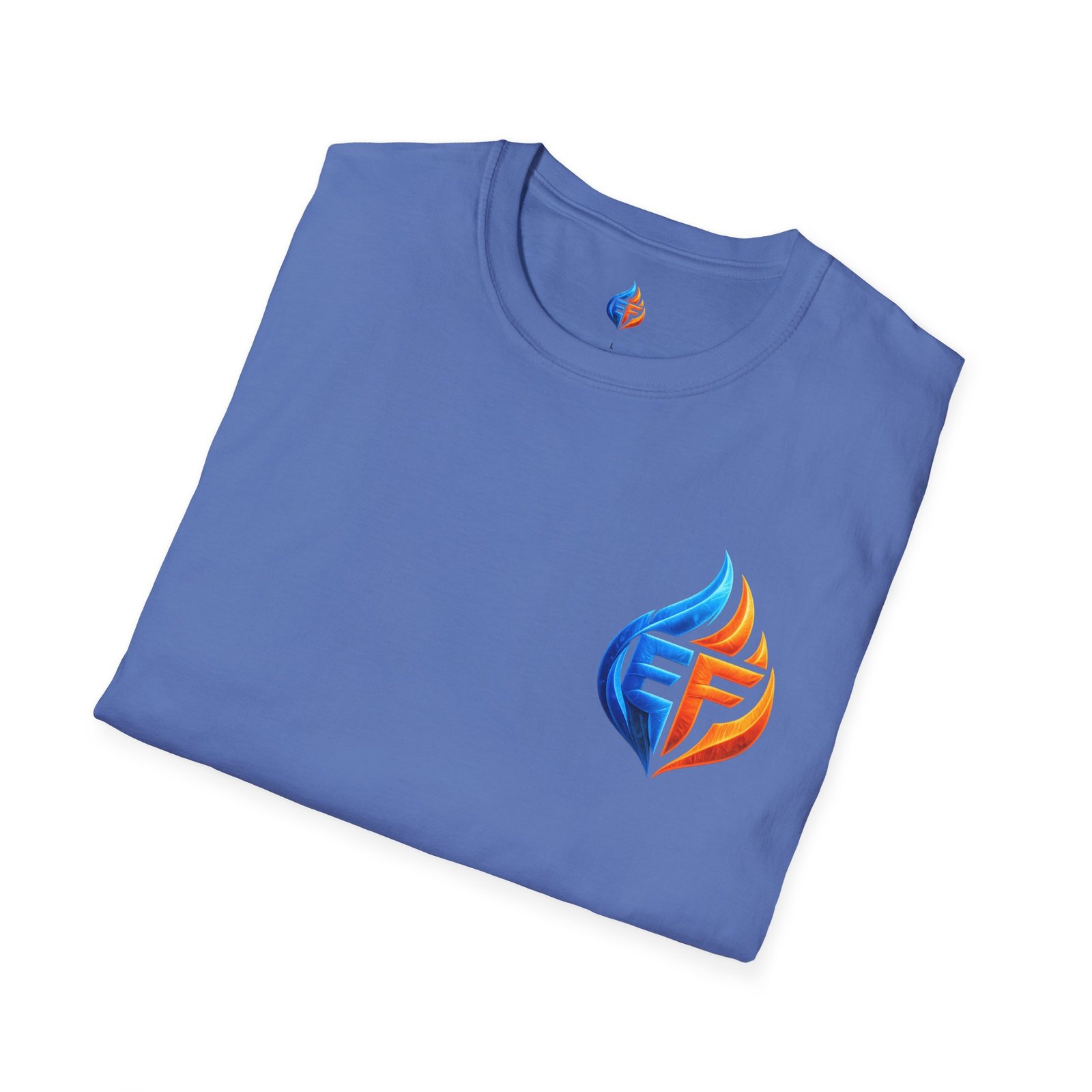 echo flame split fire & ice graphic t shirt echo flame split fire & ice graphic t shirt