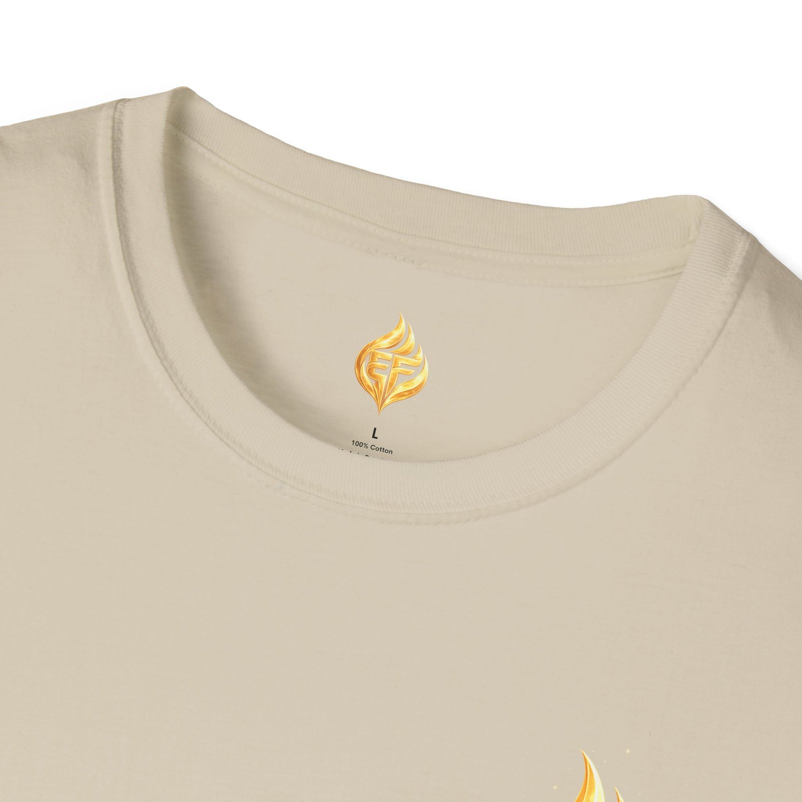 echoflame golden flame ef logo t shirt echoflame golden flame ef logo t shirt