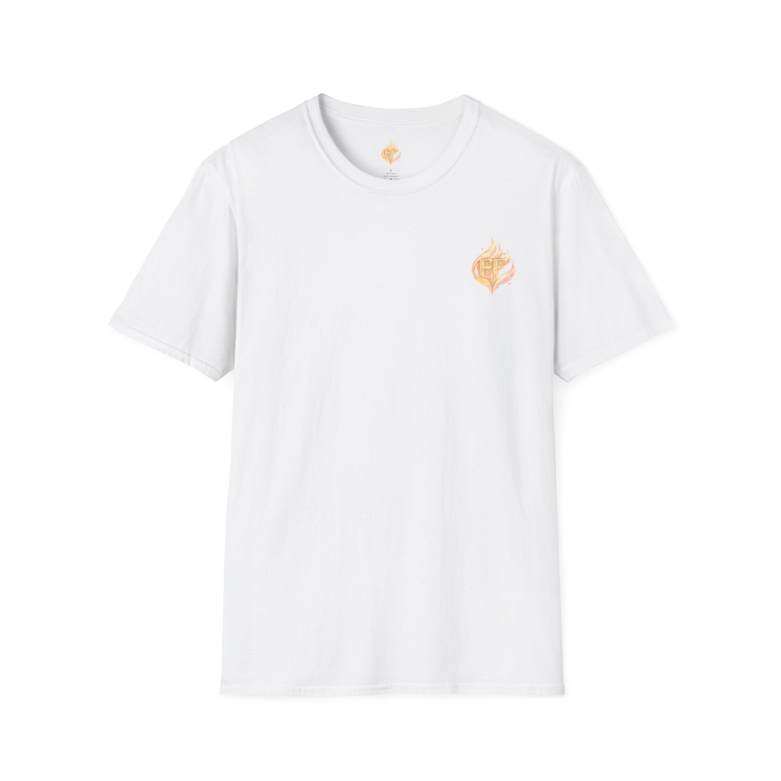 echoflame flame crest graphic t shirt — gold ember logo tee echoflame flame crest graphic t shirt — gold ember logo tee