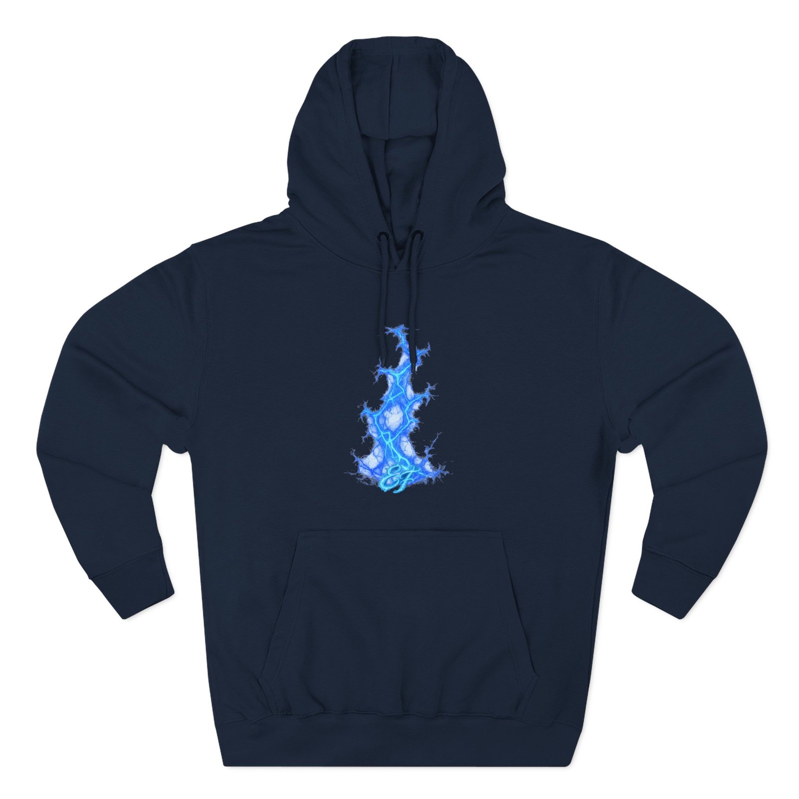 echoflame blue flame tree hoodie — ethereal lightning graphic fleece pullover echoflame blue flame tree hoodie — ethereal lightning graphic fleece pullover