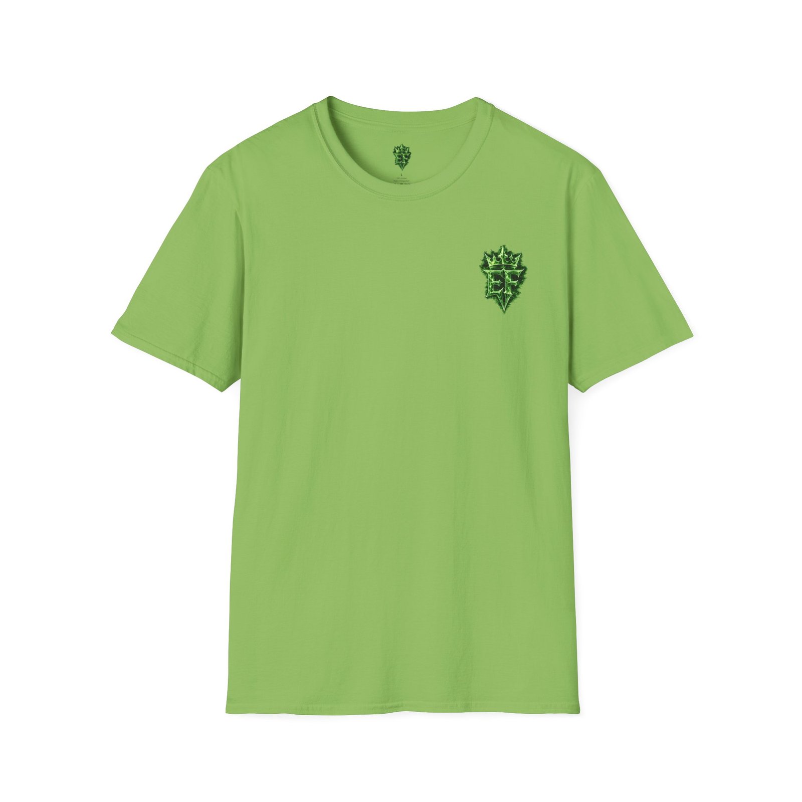 echoflame t shirt — emerald flame crown logo tee echoflame t shirt — emerald flame crown logo tee