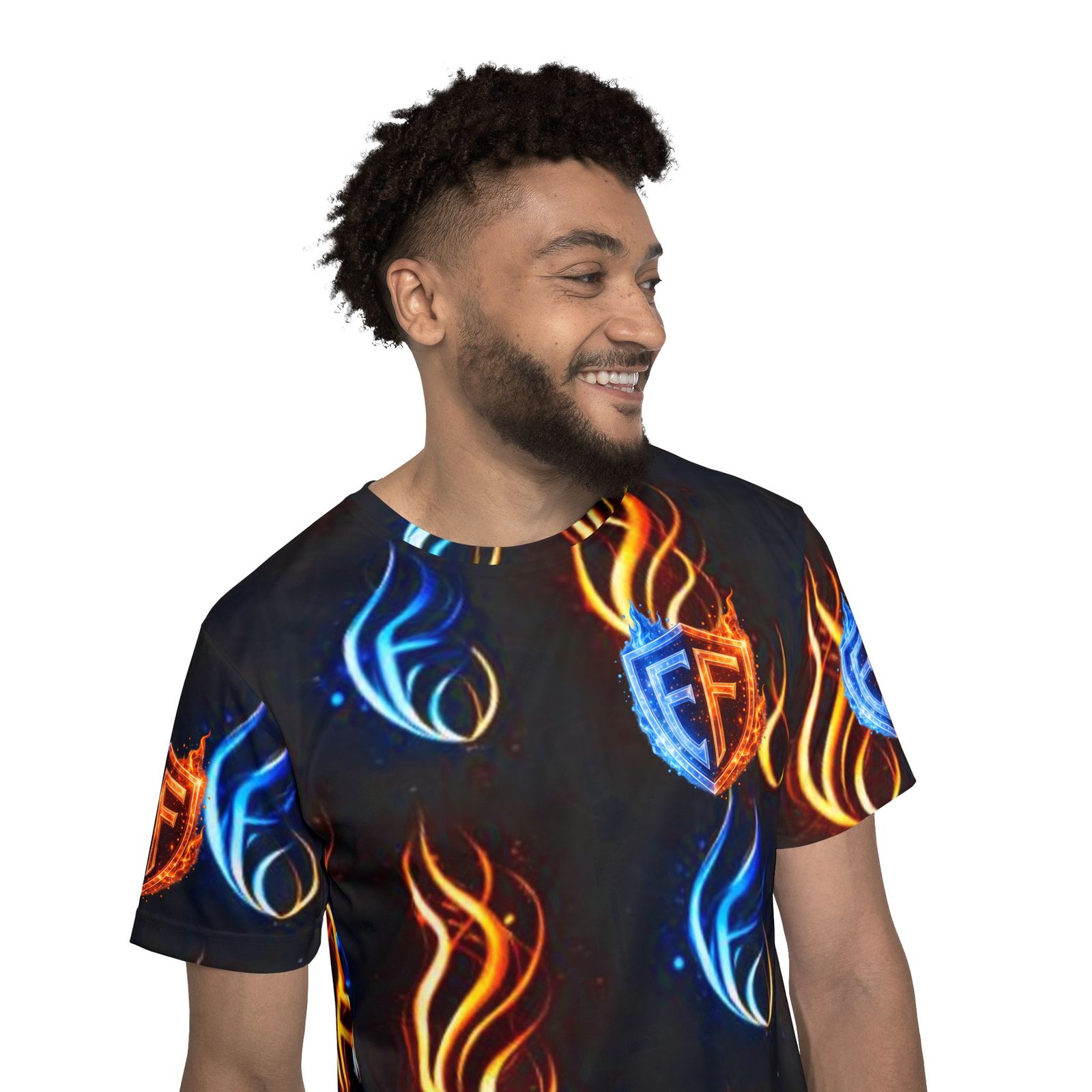 echoflame fire & ice flame sports jersey echoflame fire & ice flame sports jersey