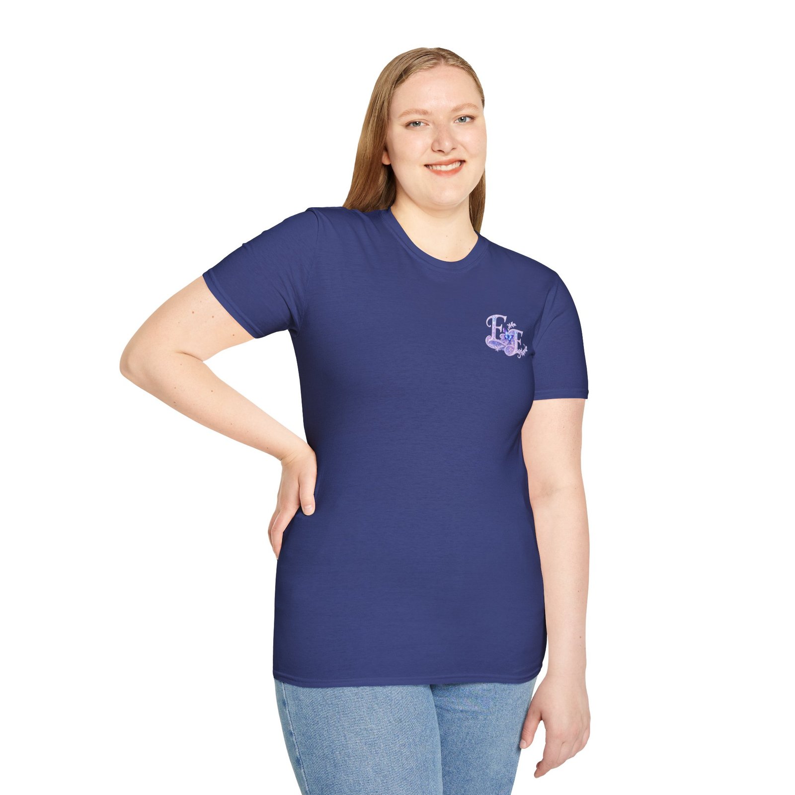 echoflame butterfly floral tee – lavender 'e&e' graphic t shirt echoflame butterfly floral tee – lavender 'e&e' graphic t shirt