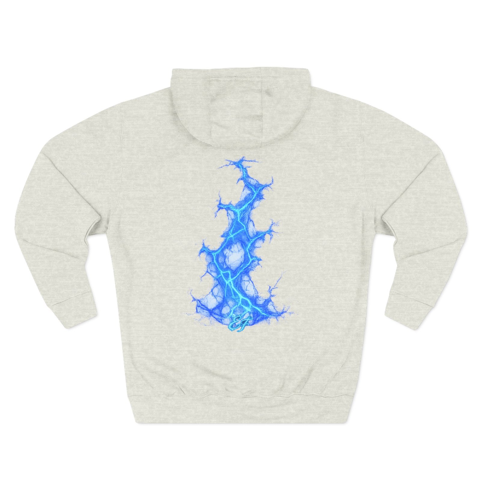 echoflame blue flame tree hoodie — ethereal lightning graphic fleece pullover echoflame blue flame tree hoodie — ethereal lightning graphic fleece pullover
