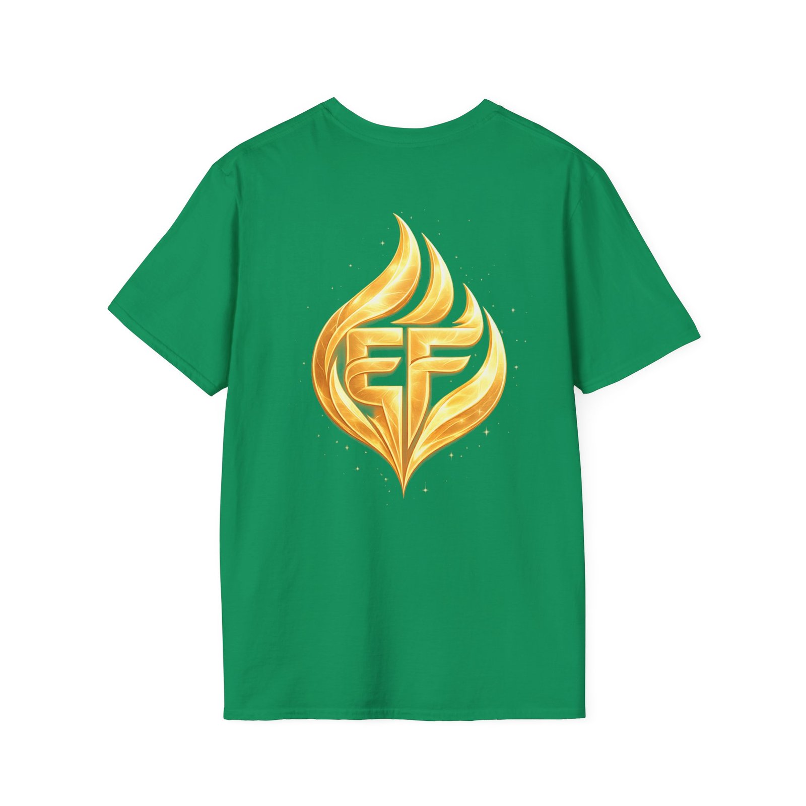 echoflame golden flame ef logo t shirt echoflame golden flame ef logo t shirt