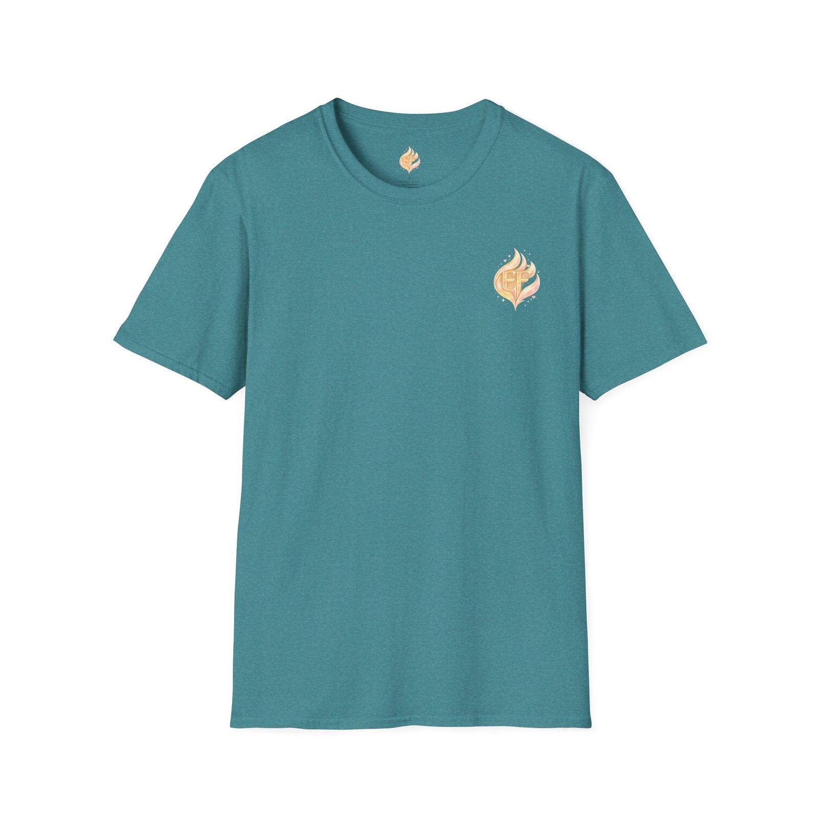 echoflame flame crest graphic t shirt — gold ember logo tee echoflame flame crest graphic t shirt — gold ember logo tee