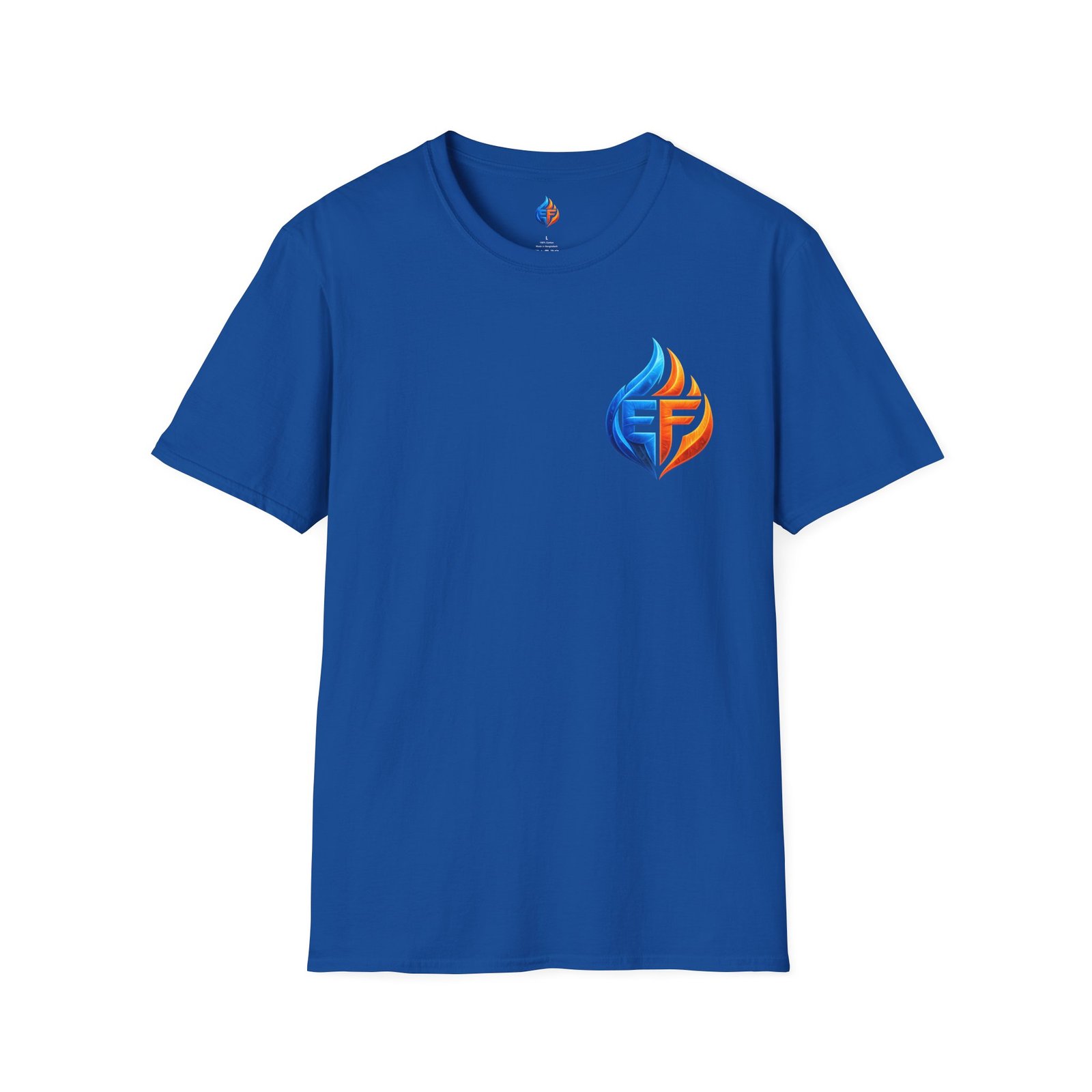 echo flame split fire & ice graphic t shirt echo flame split fire & ice graphic t shirt