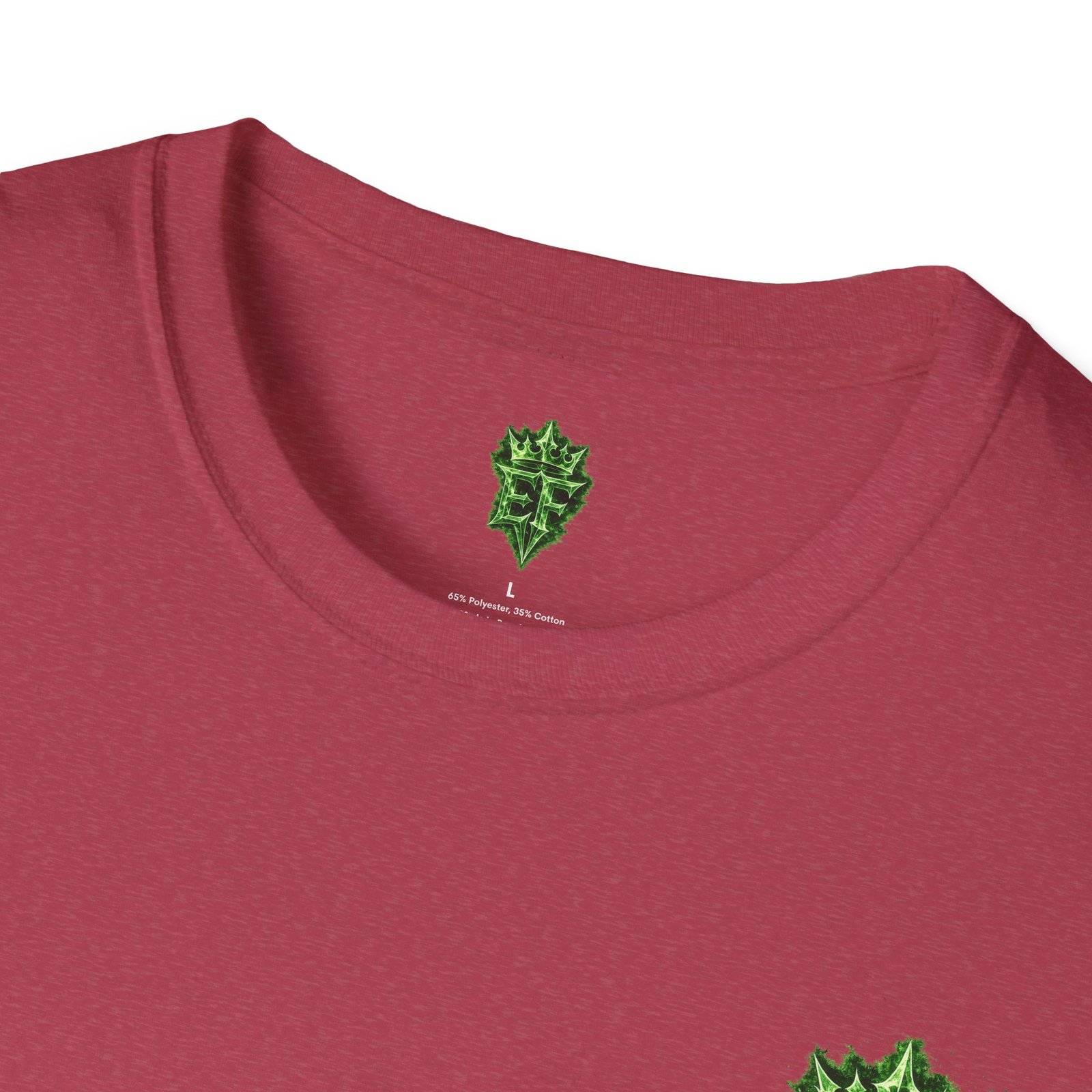 echoflame t shirt — emerald flame crown logo tee echoflame t shirt — emerald flame crown logo tee