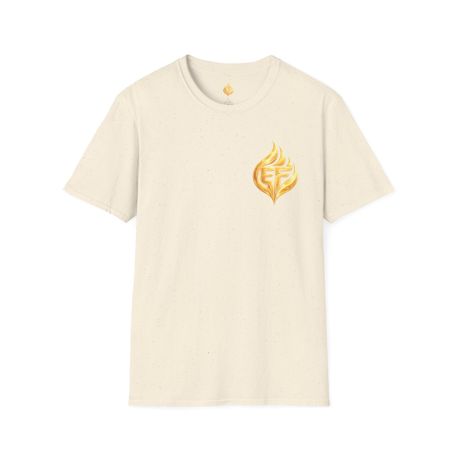 echoflame golden flame ef logo t shirt echoflame golden flame ef logo t shirt