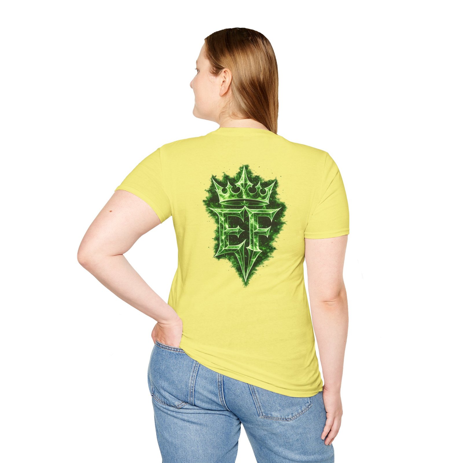 echoflame t shirt — emerald flame crown logo tee echoflame t shirt — emerald flame crown logo tee