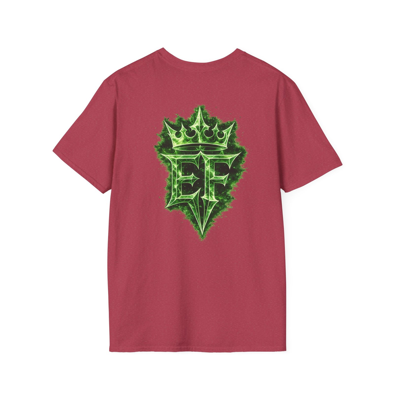 echoflame t shirt — emerald flame crown logo tee echoflame t shirt — emerald flame crown logo tee