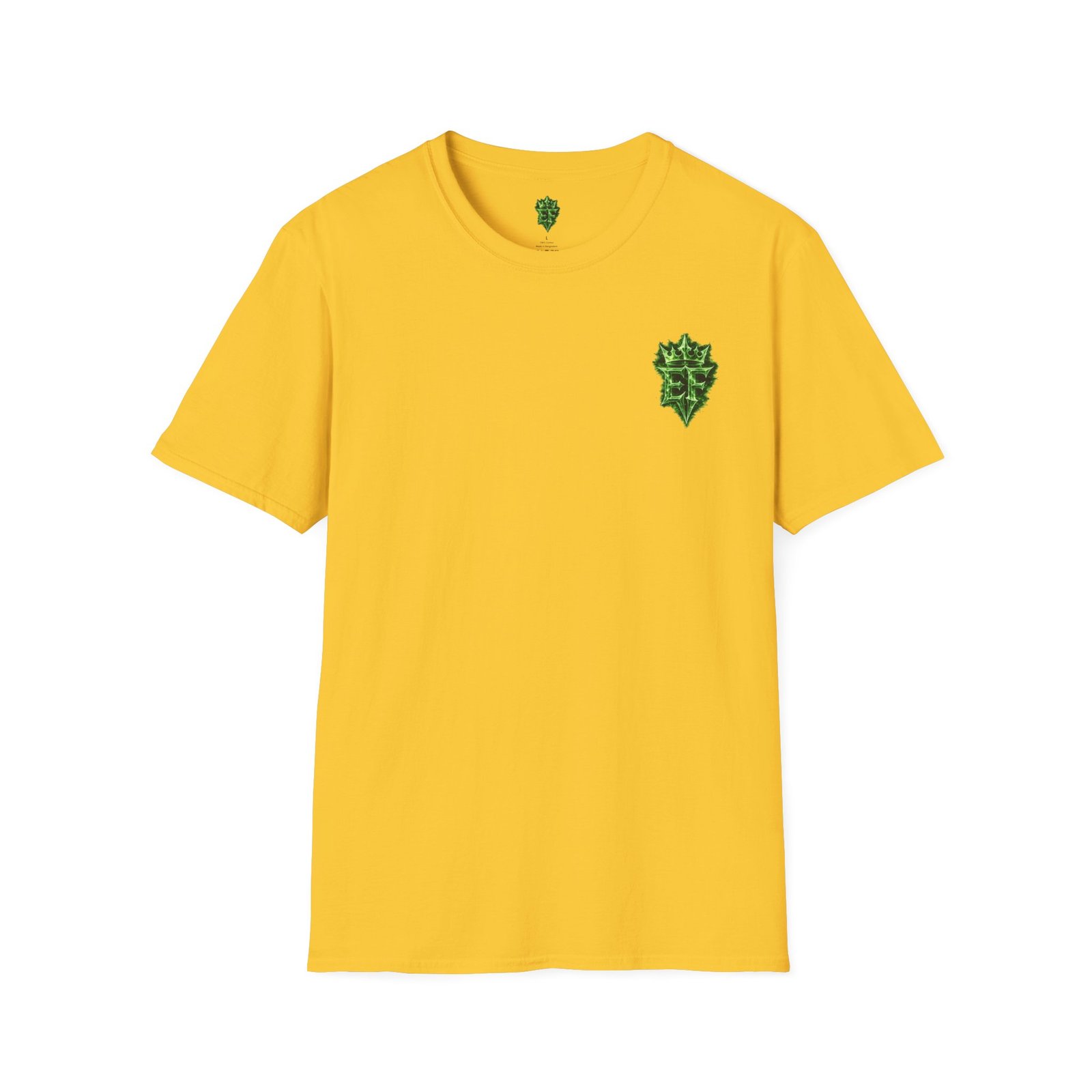 echoflame t shirt — emerald flame crown logo tee echoflame t shirt — emerald flame crown logo tee