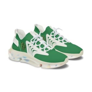 echoflame green mesh sneakers — lightweight women's athletic shoes