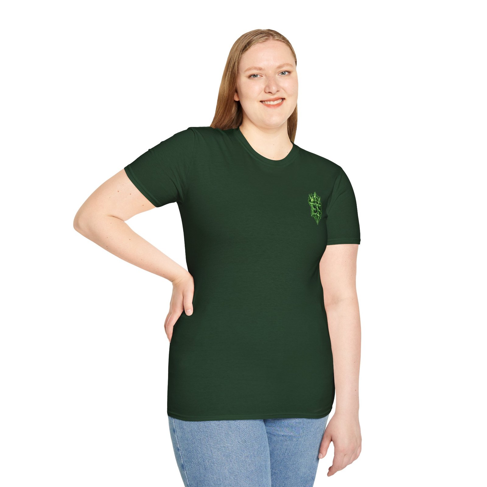 echoflame t shirt — emerald flame crown logo tee echoflame t shirt — emerald flame crown logo tee