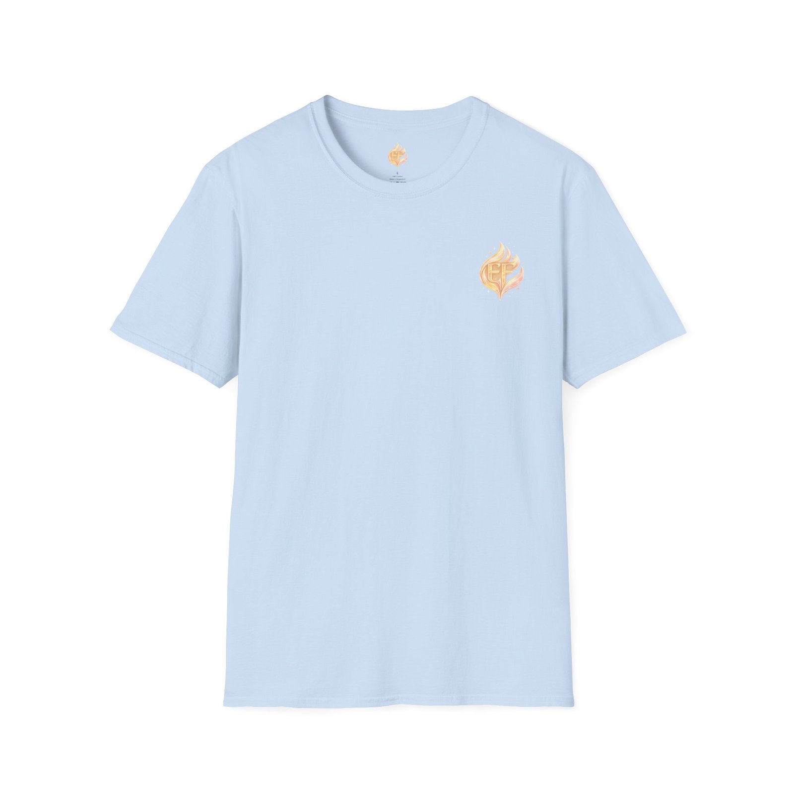 echoflame flame crest graphic t shirt — gold ember logo tee echoflame flame crest graphic t shirt — gold ember logo tee