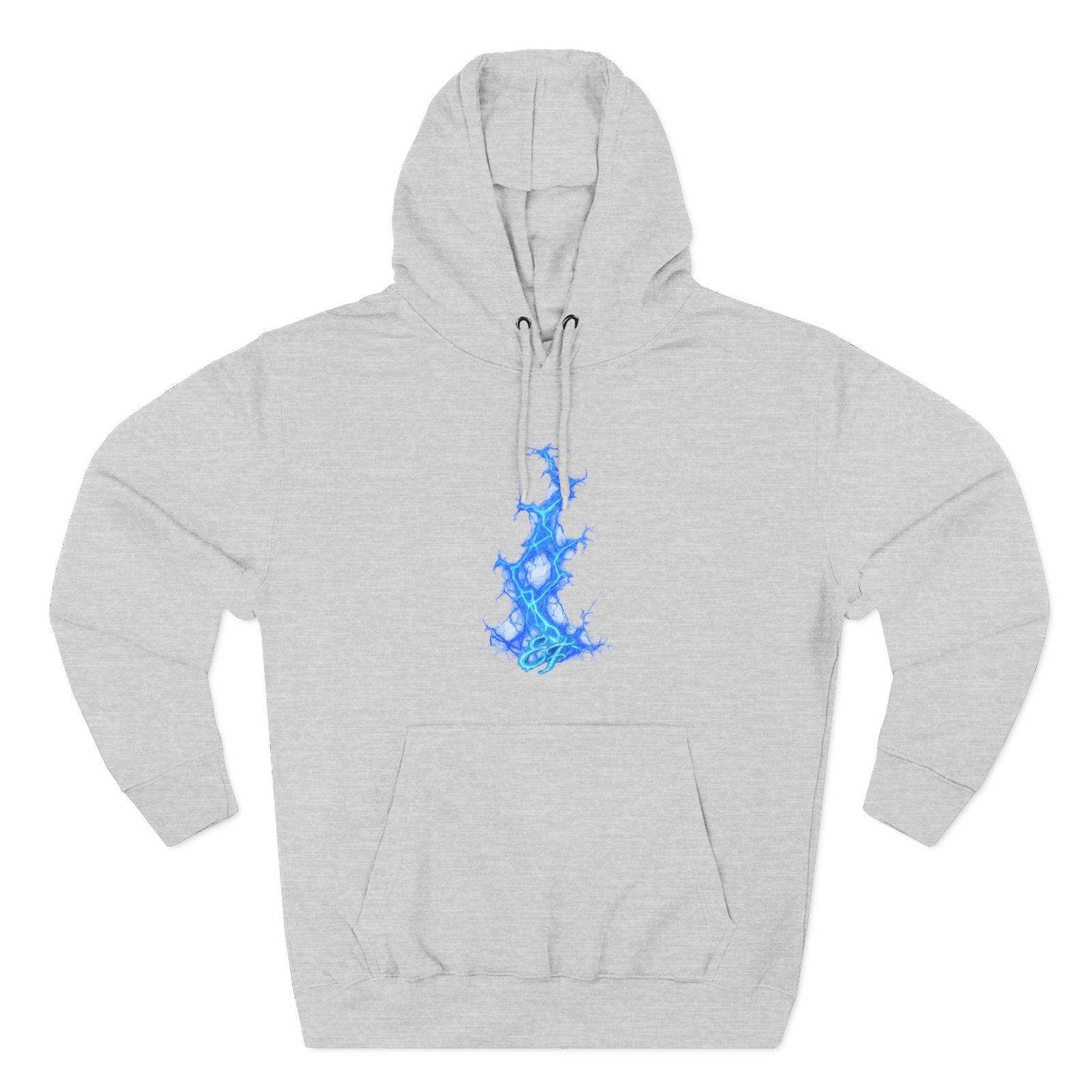 echoflame blue flame tree hoodie — ethereal lightning graphic fleece pullover echoflame blue flame tree hoodie — ethereal lightning graphic fleece pullover