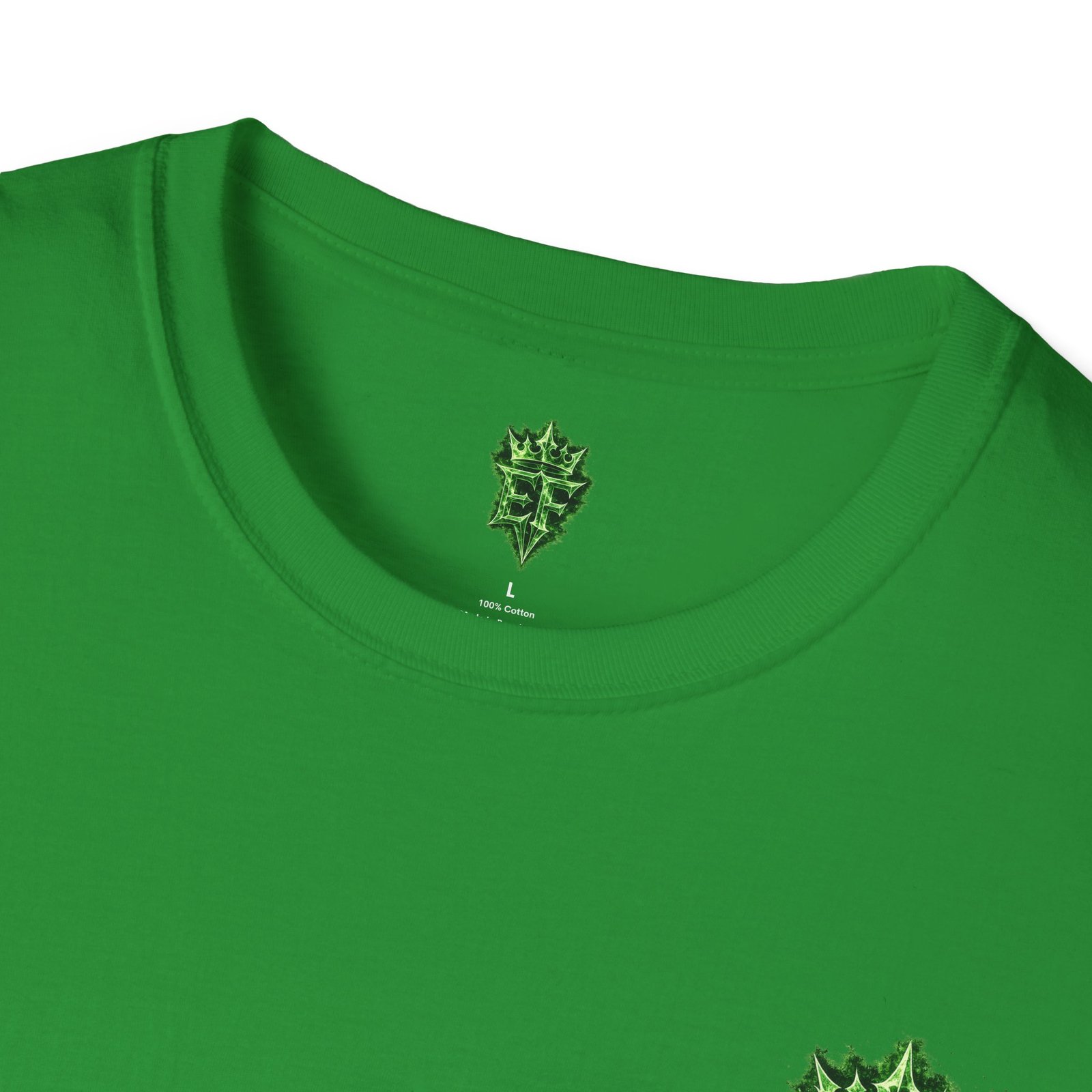 echoflame t shirt — emerald flame crown logo tee echoflame t shirt — emerald flame crown logo tee