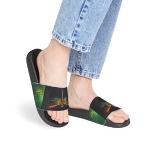 echoflame women's removable strap sandals – autumn sunset floral slide