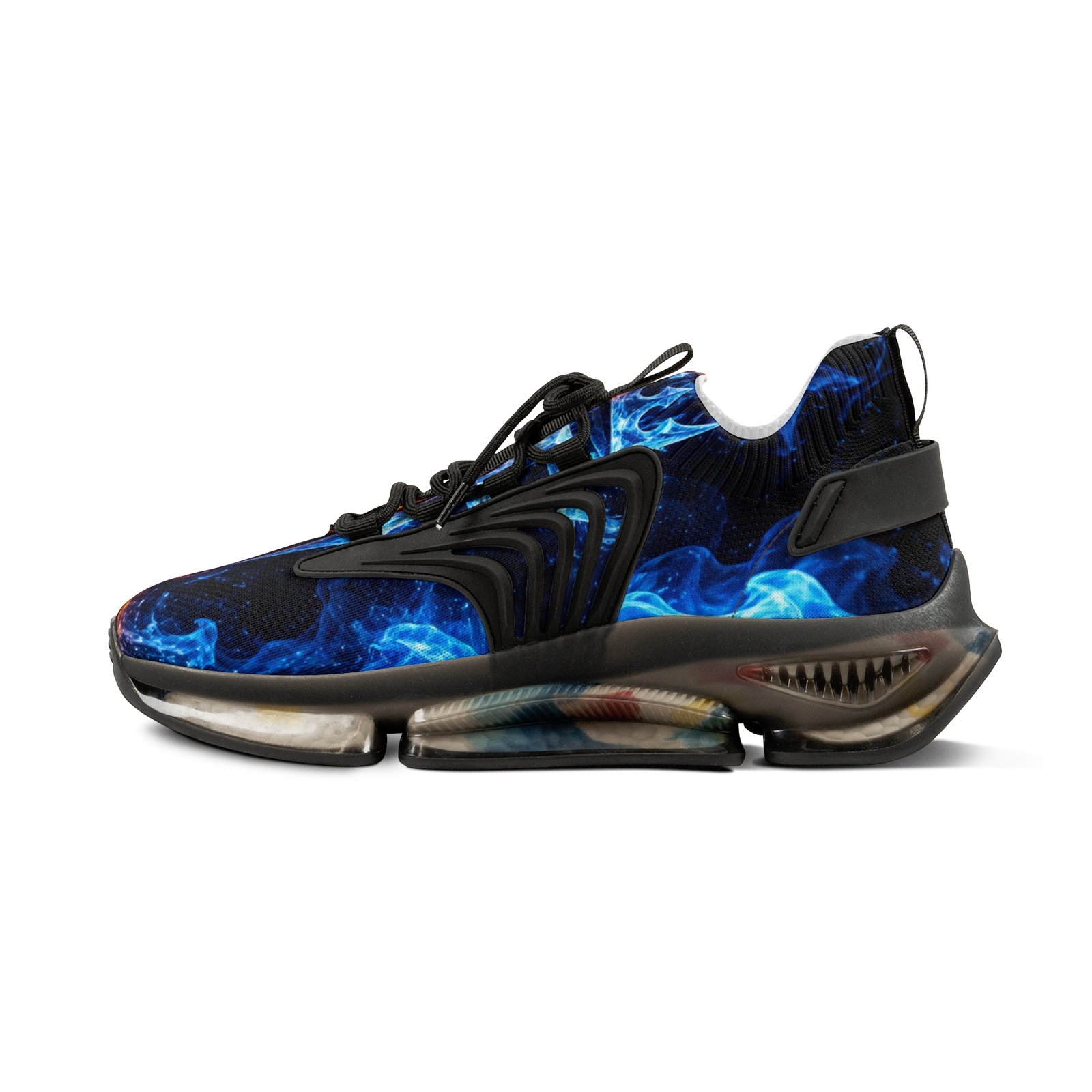 echoflame men's flame mesh sneakers — breathable athletic shoes with fire & ice design echoflame men's flame mesh sneakers — breathable athletic shoes with fire & ice design