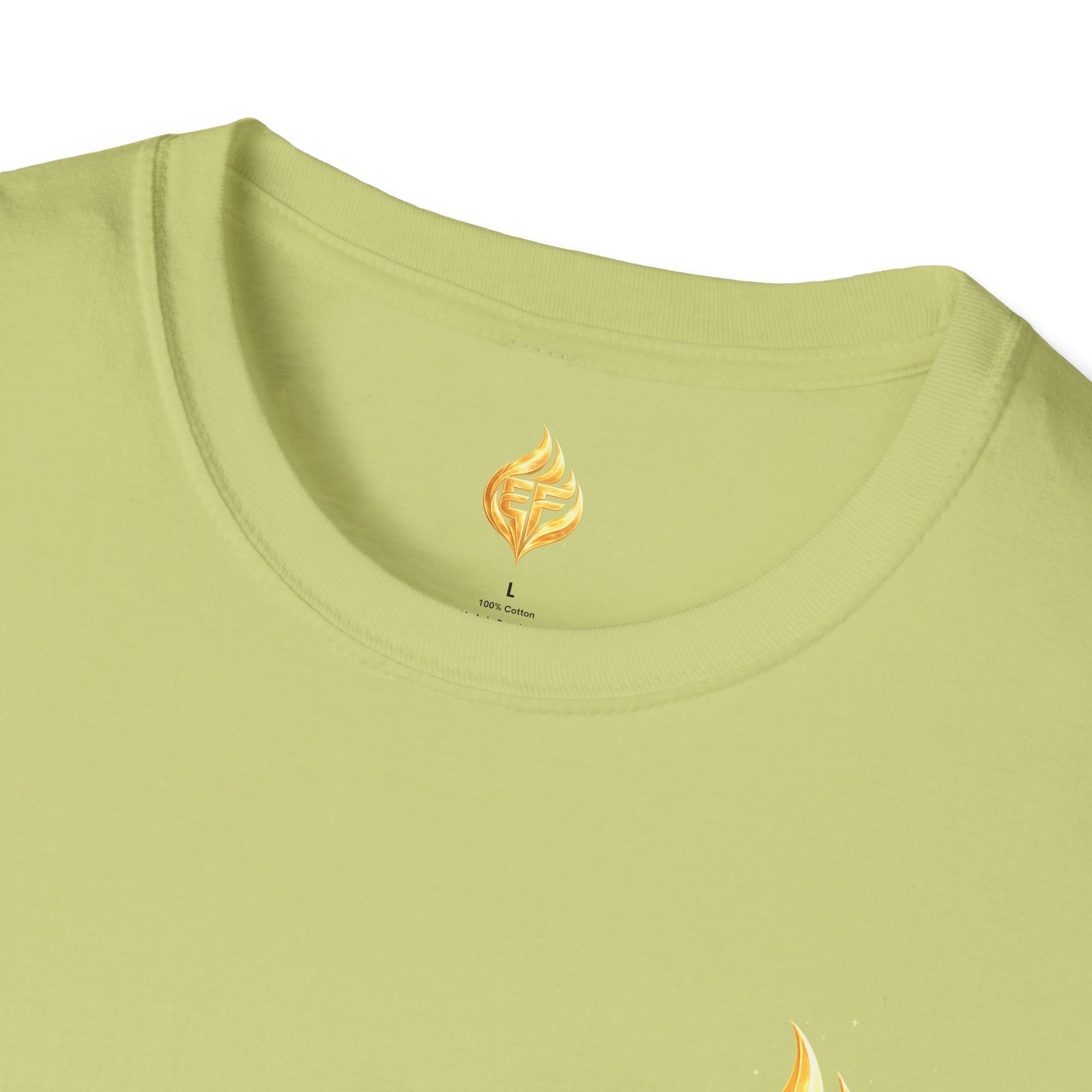 echoflame golden flame ef logo t shirt echoflame golden flame ef logo t shirt