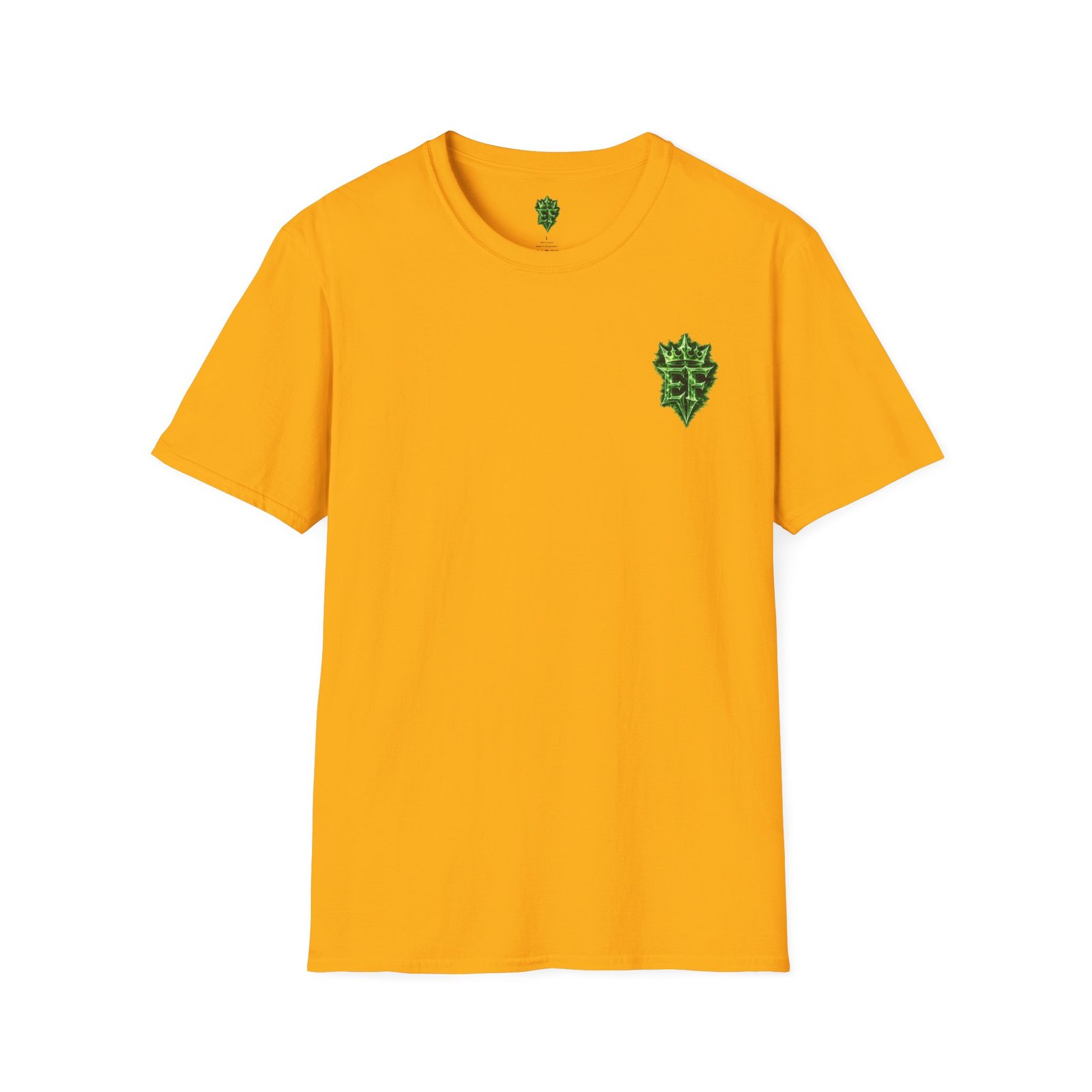 echoflame t shirt — emerald flame crown logo tee echoflame t shirt — emerald flame crown logo tee
