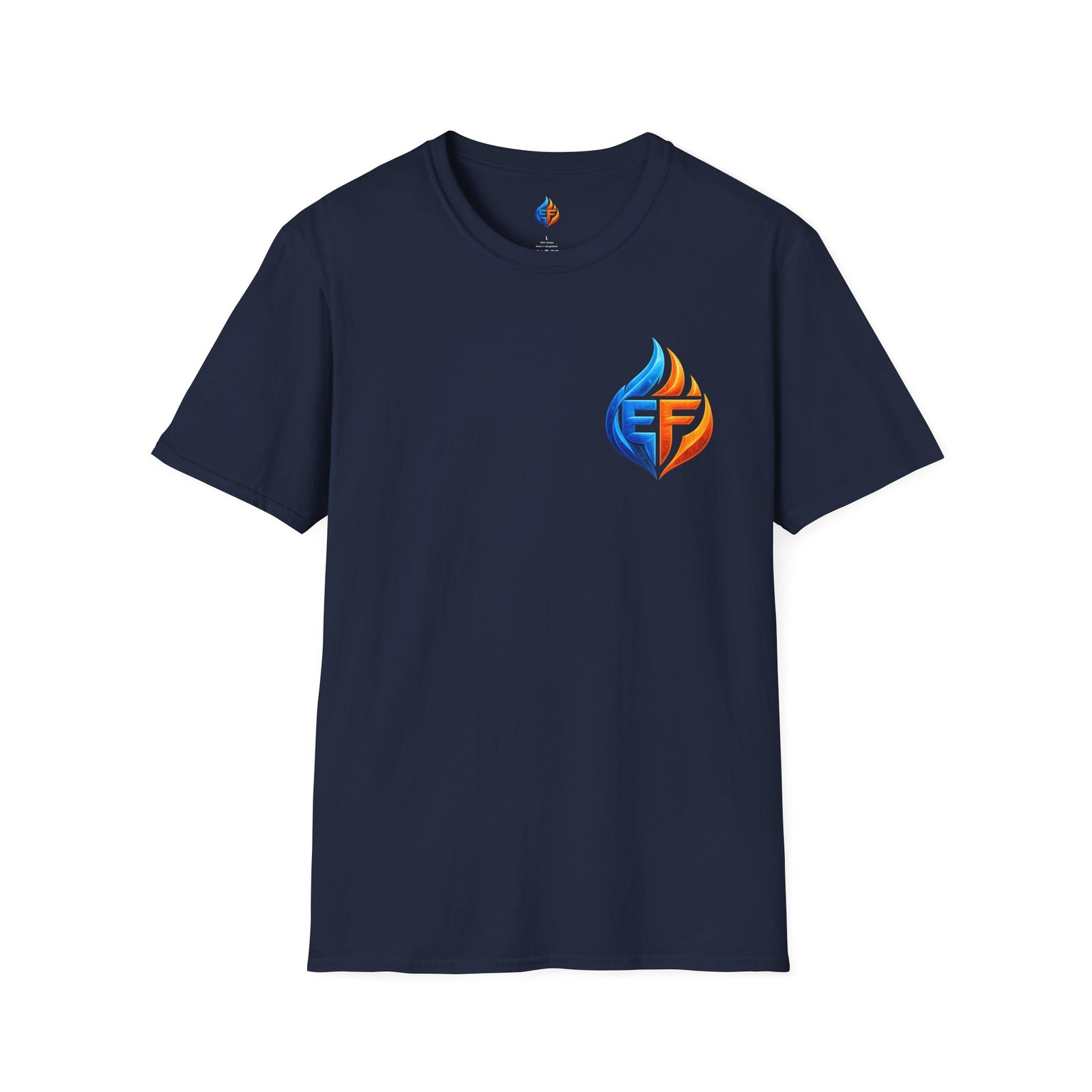 echo flame split fire & ice graphic t shirt echo flame split fire & ice graphic t shirt