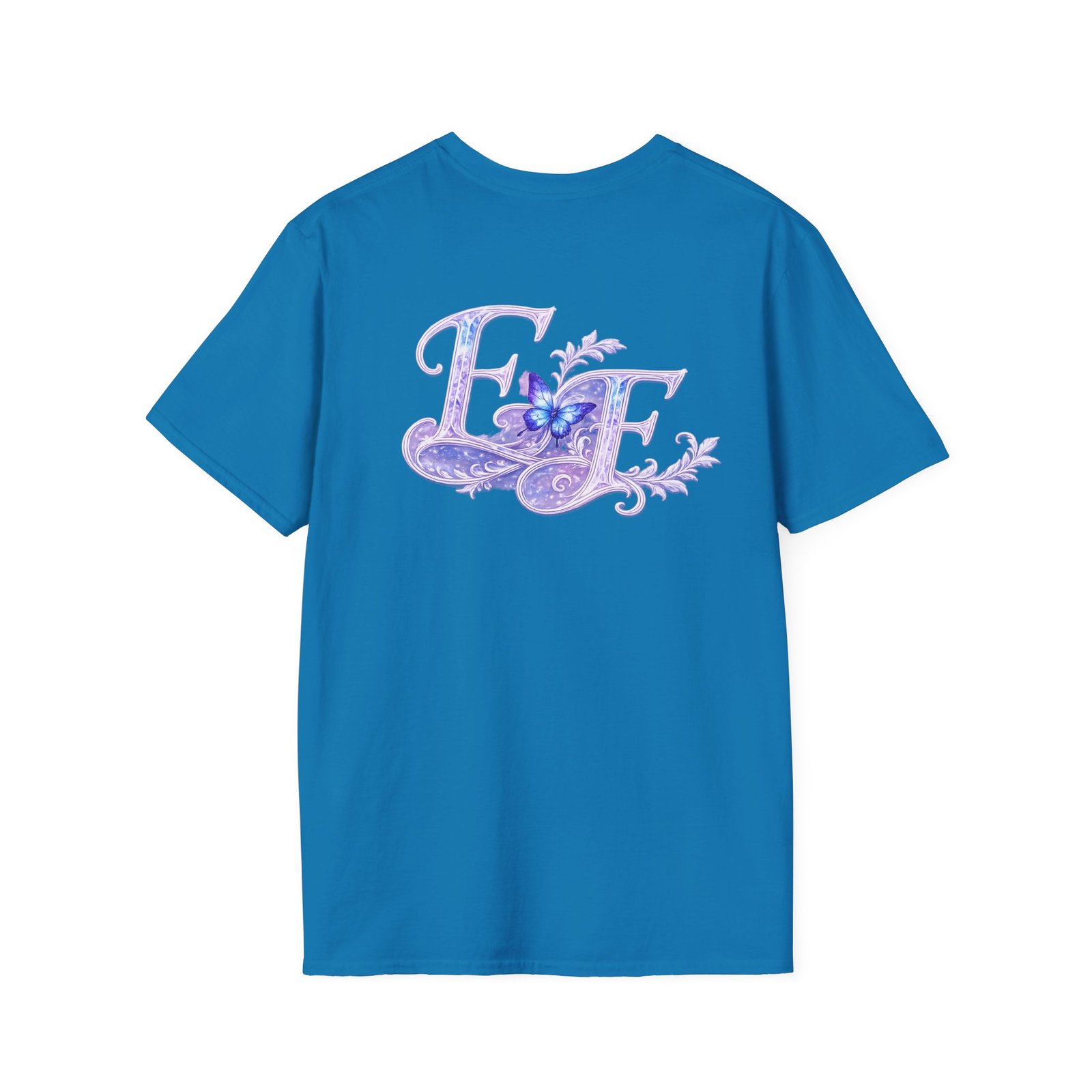 echoflame butterfly floral tee – lavender 'e&e' graphic t shirt echoflame butterfly floral tee – lavender 'e&e' graphic t shirt