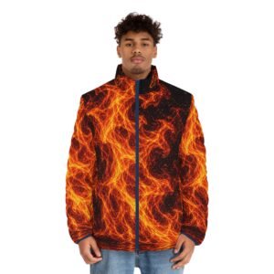 echoflame flaming firestorm puffer jacket