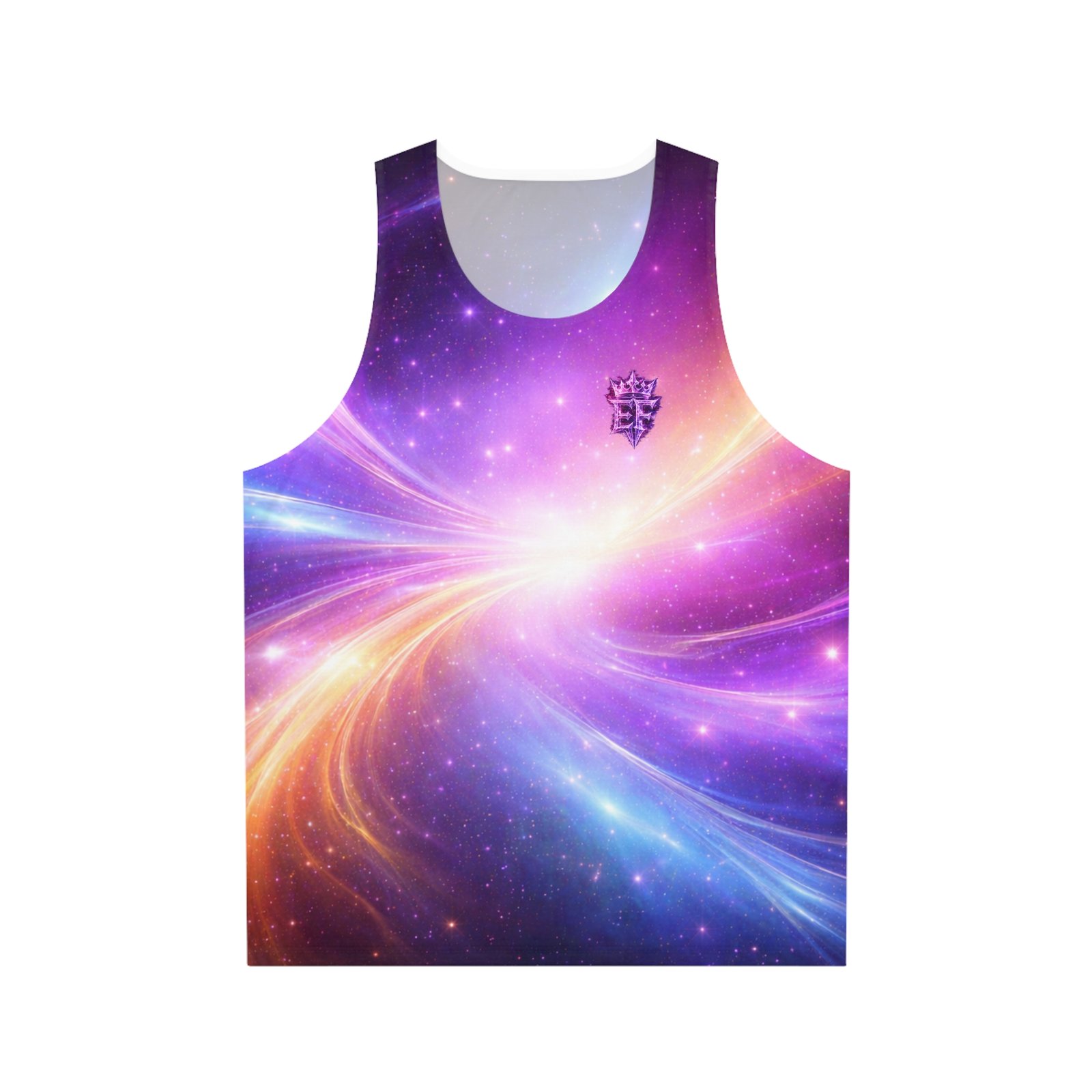 echoflame galaxy swirl tank top — vibrant cosmic all over print echoflame galaxy swirl tank top — vibrant cosmic all over print