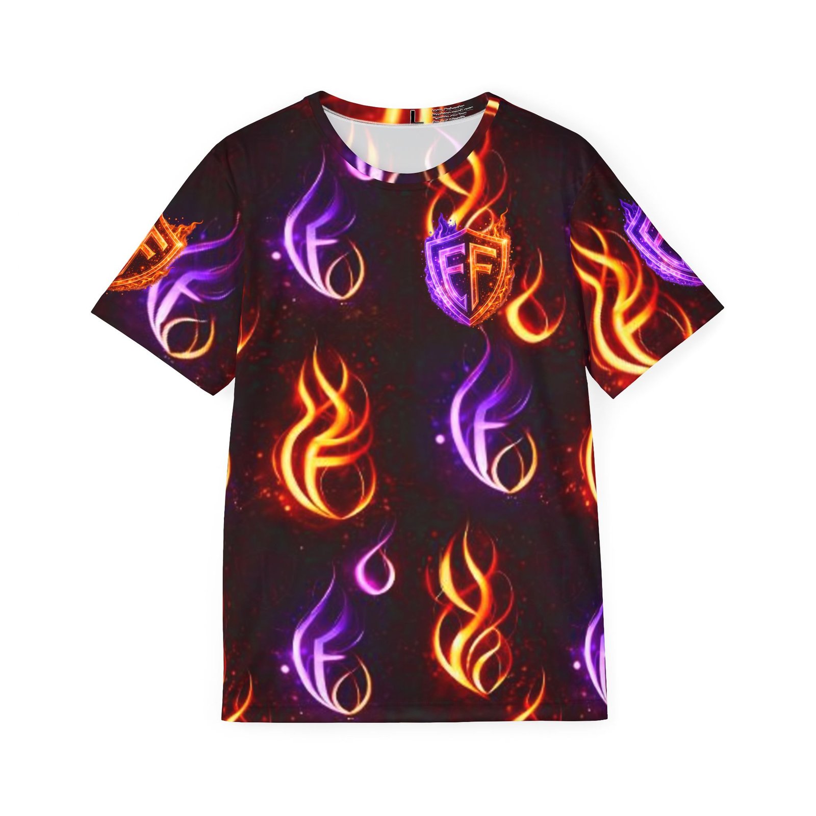 echoflame crest jersey — men’s all over print athletic tee echoflame crest jersey — men’s all over print athletic tee