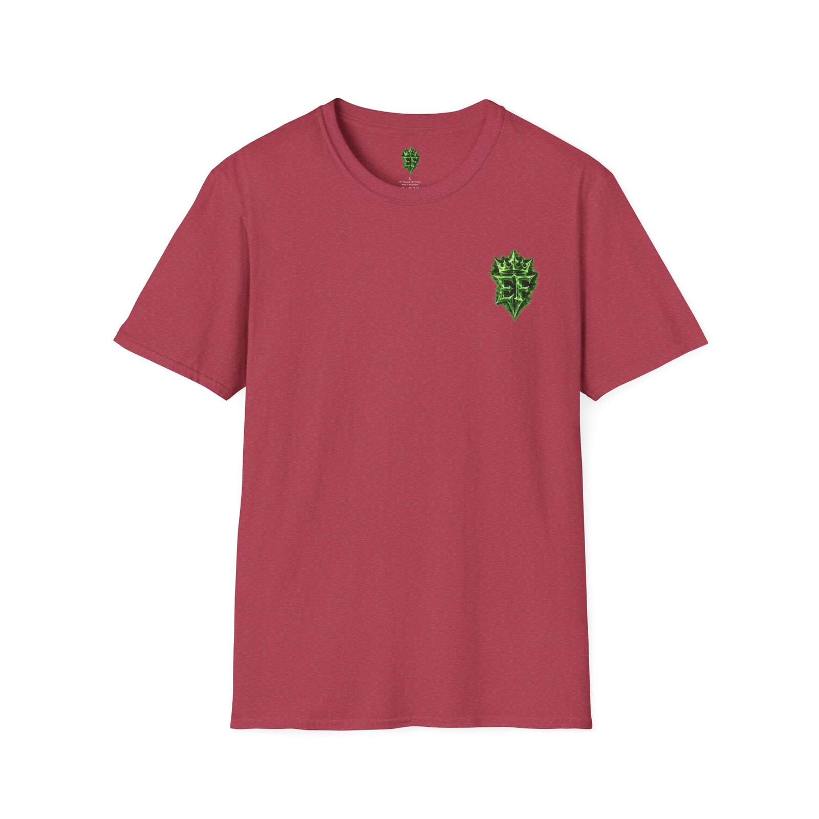 echoflame t shirt — emerald flame crown logo tee echoflame t shirt — emerald flame crown logo tee