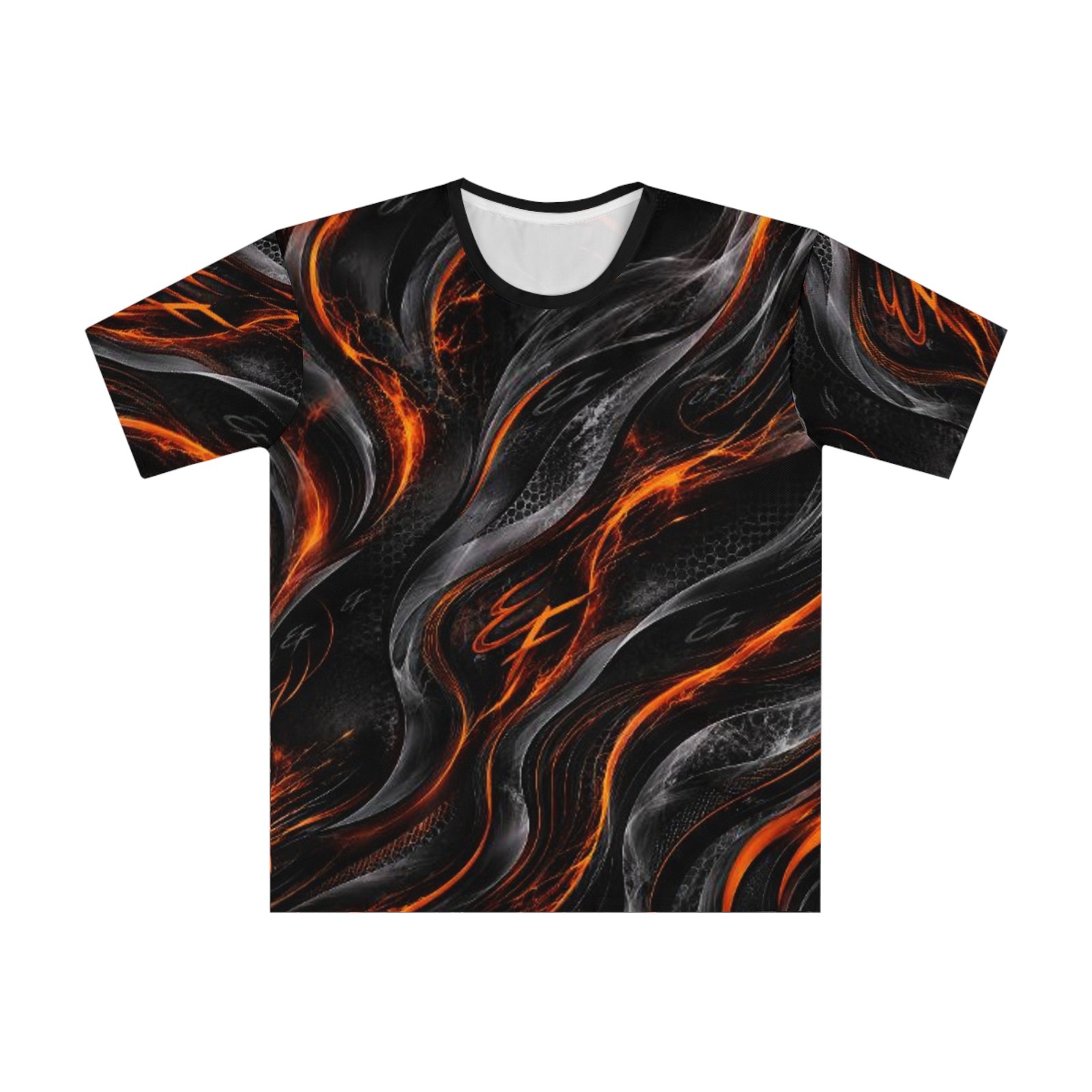 echoflame fiery lava swirl t shirt echoflame fiery lava swirl t shirt